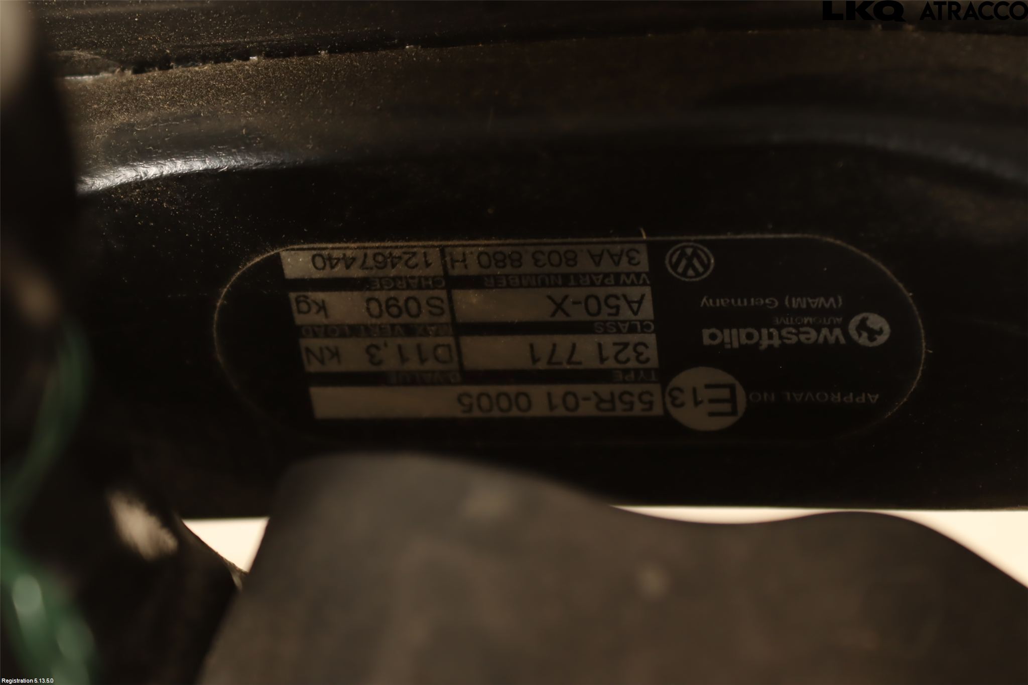 Volkswagen VW PASSAT 11-14 Dragkrok