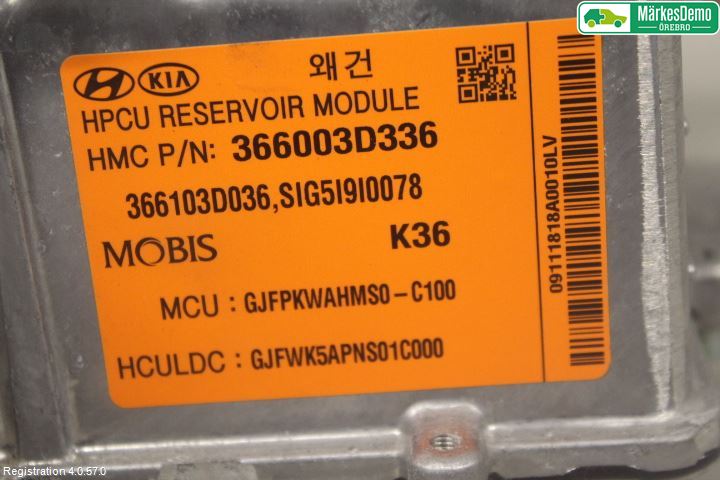 Kia OPTIMA 16-20 Hybridconverter