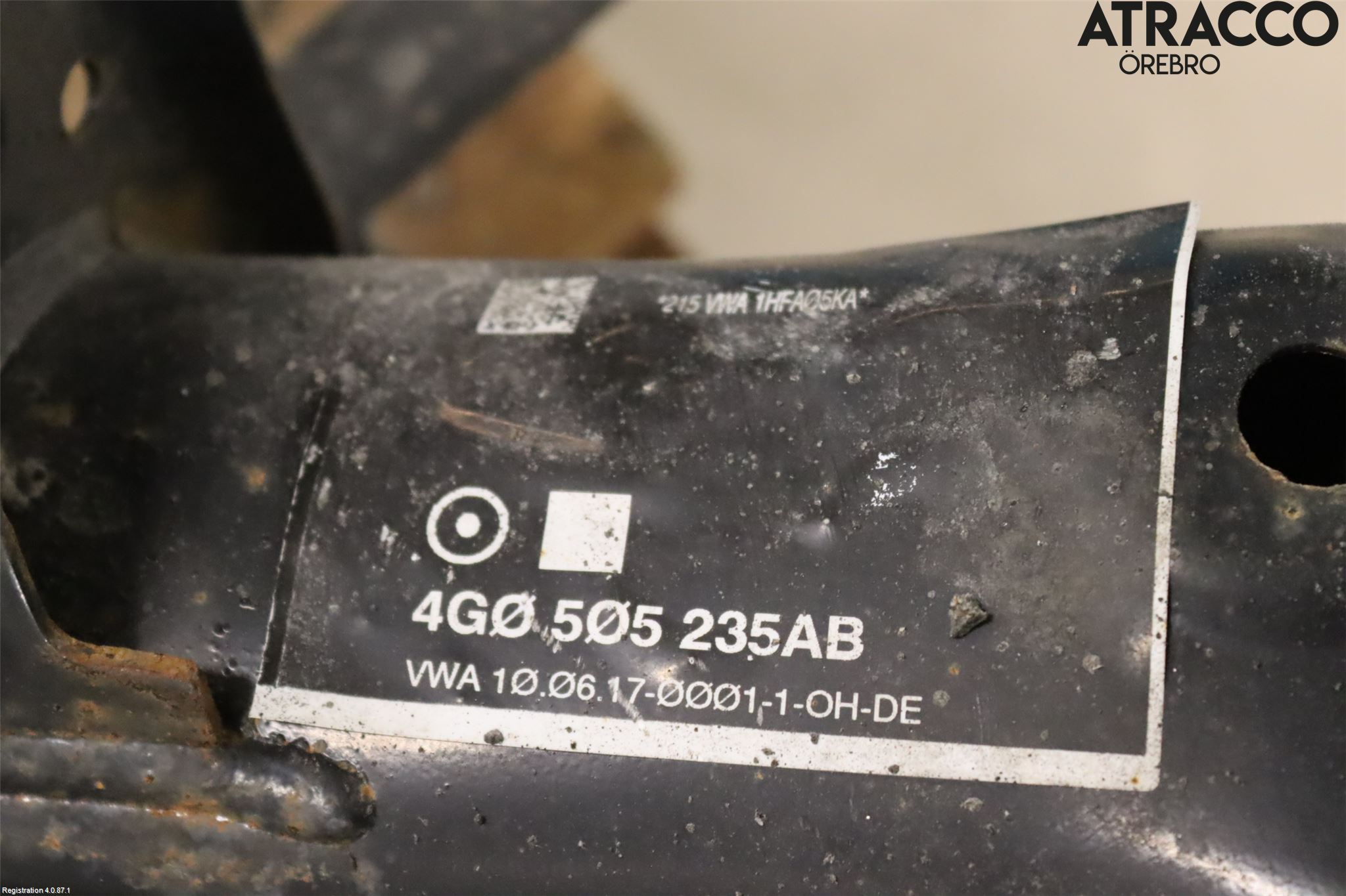 Audi A6/S6 4G 11-18 Bakaxelbalk