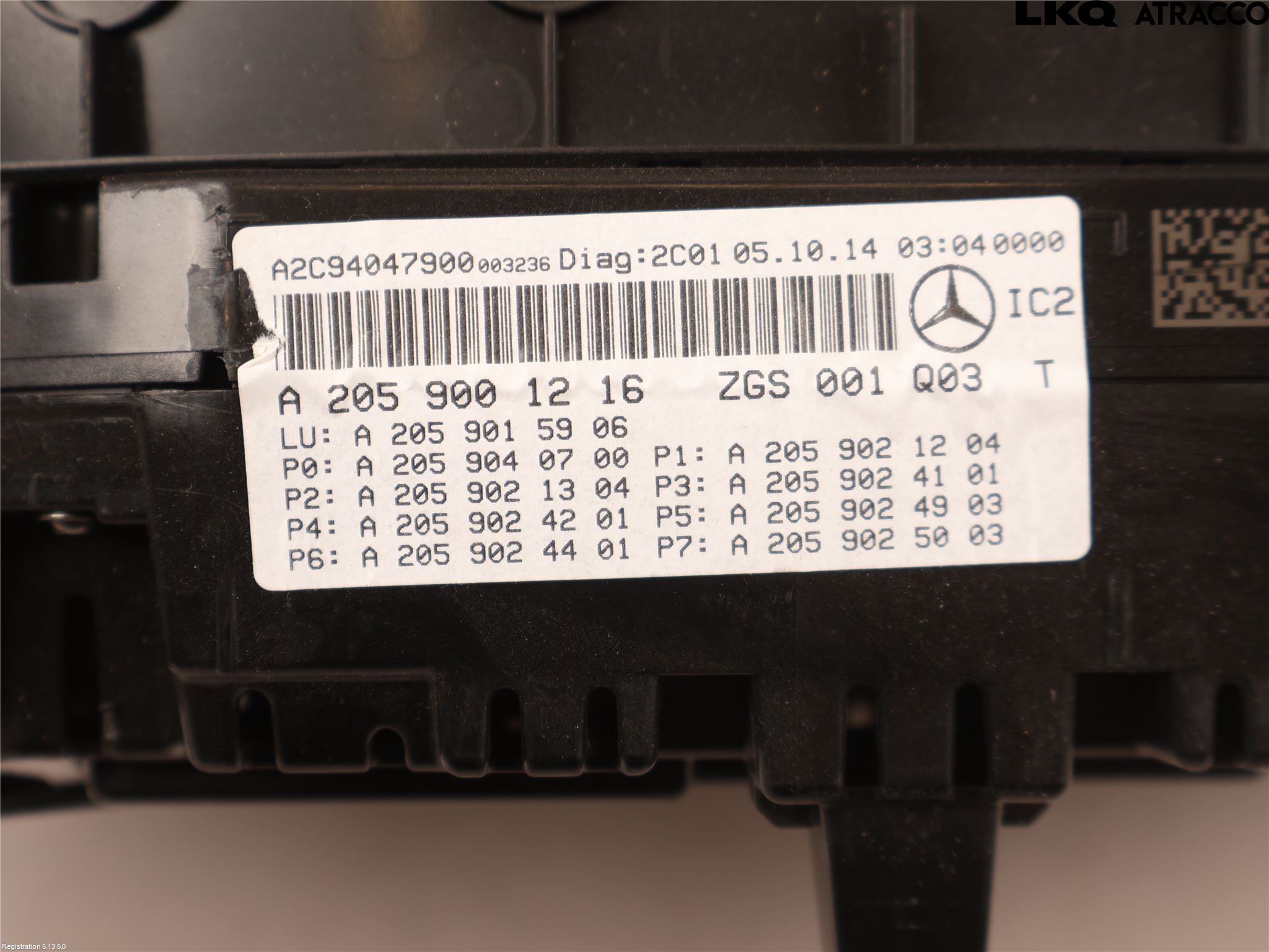 Mercedes-Benz MB C-KLASS (W205) 14-21 Instrument Komb