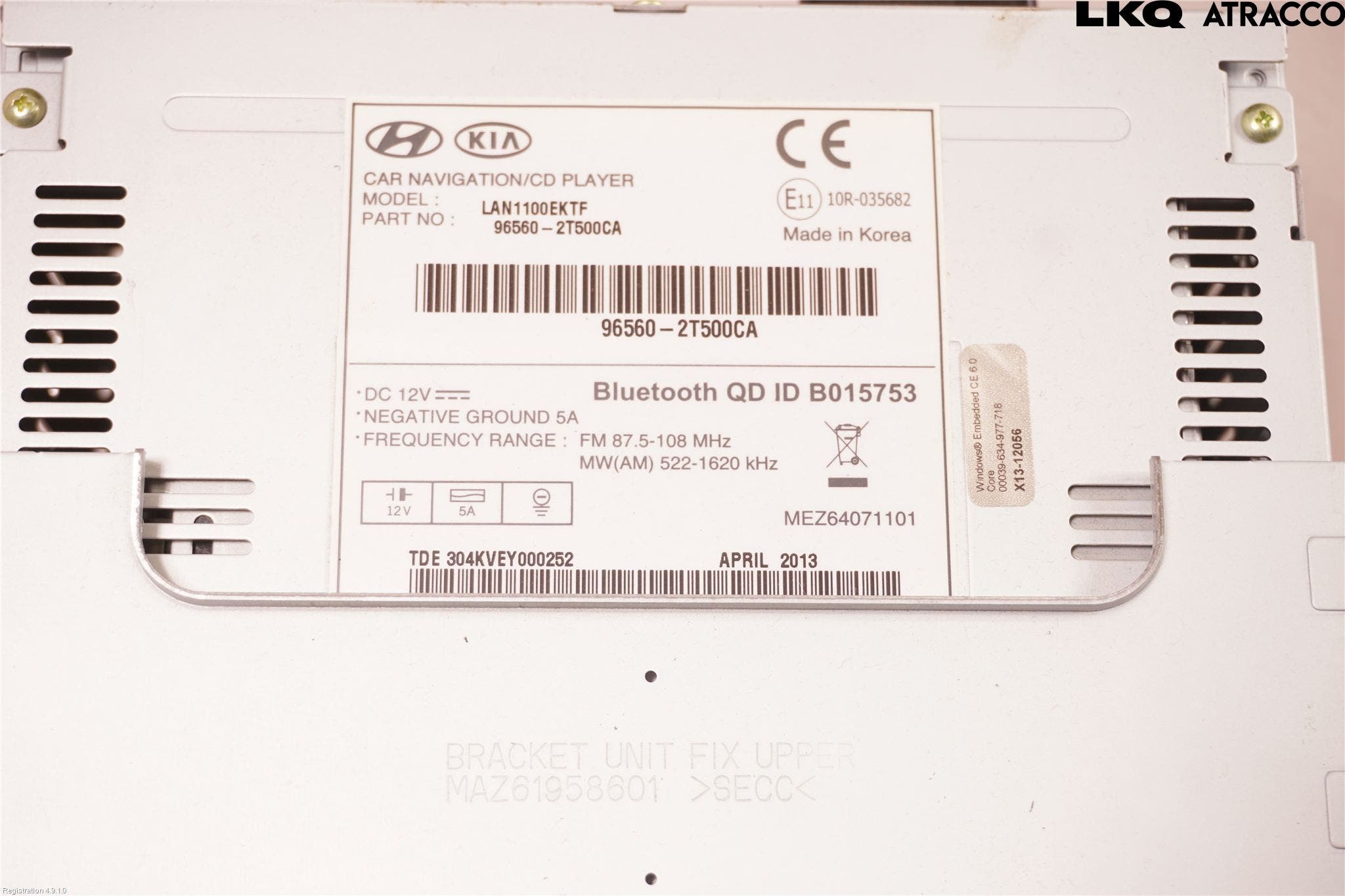 Kia OPTIMA 00-15 Gps Navigator