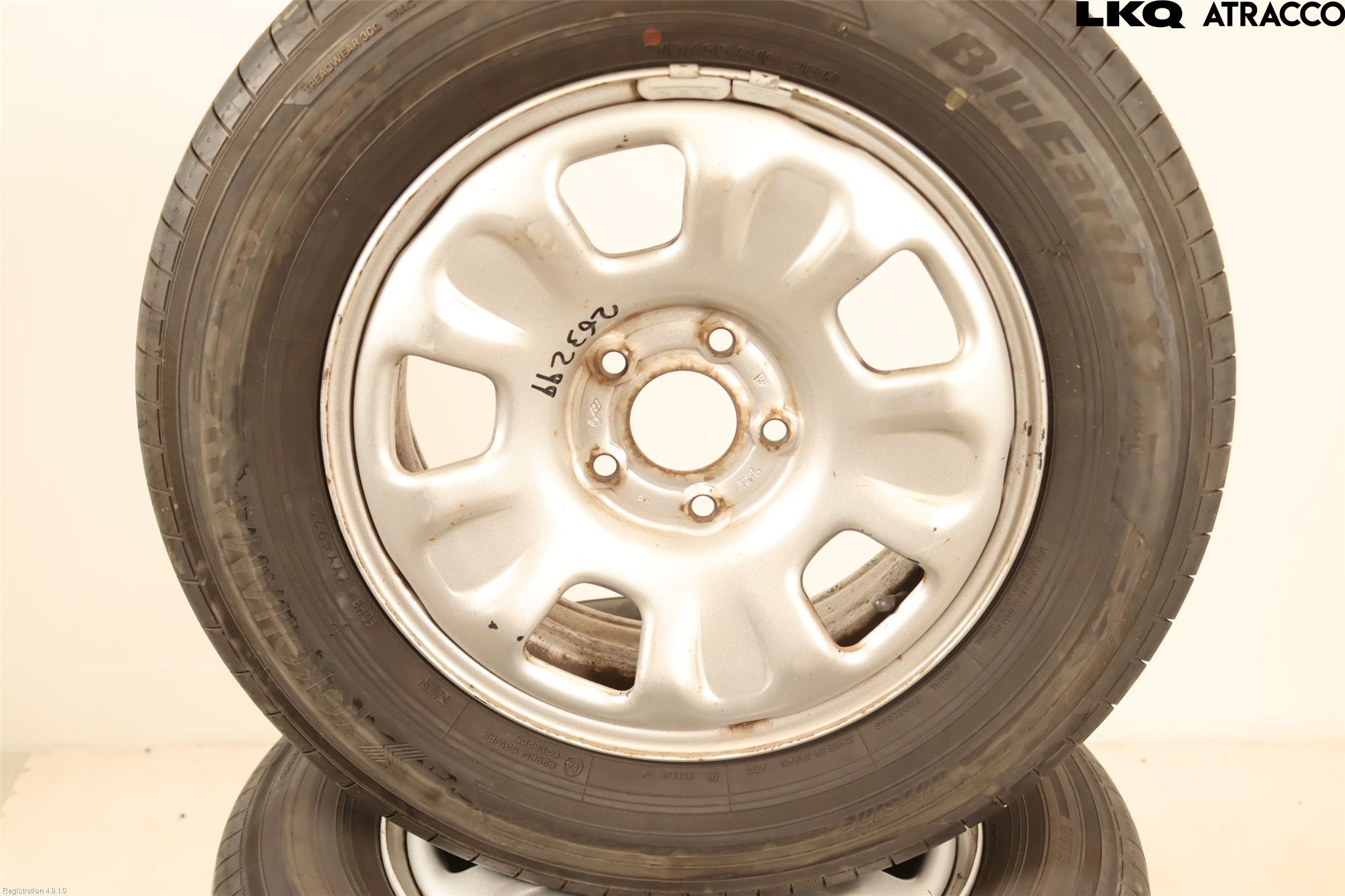 Dacia DUSTER 10-17 Sommardäck Plåtfälg 4St