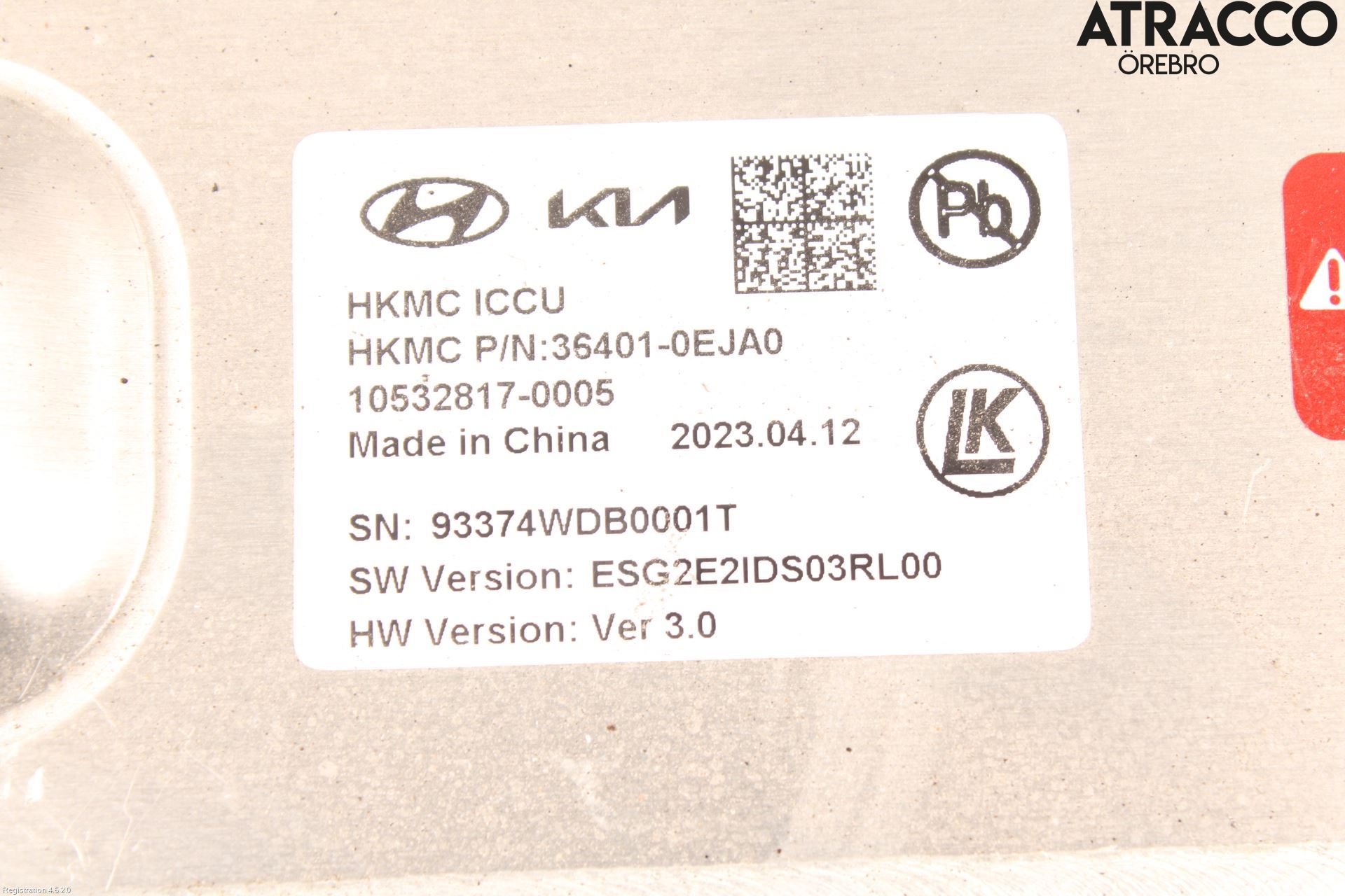 Kia NIRO (SG2) 23- Batteriladdare Högspänning