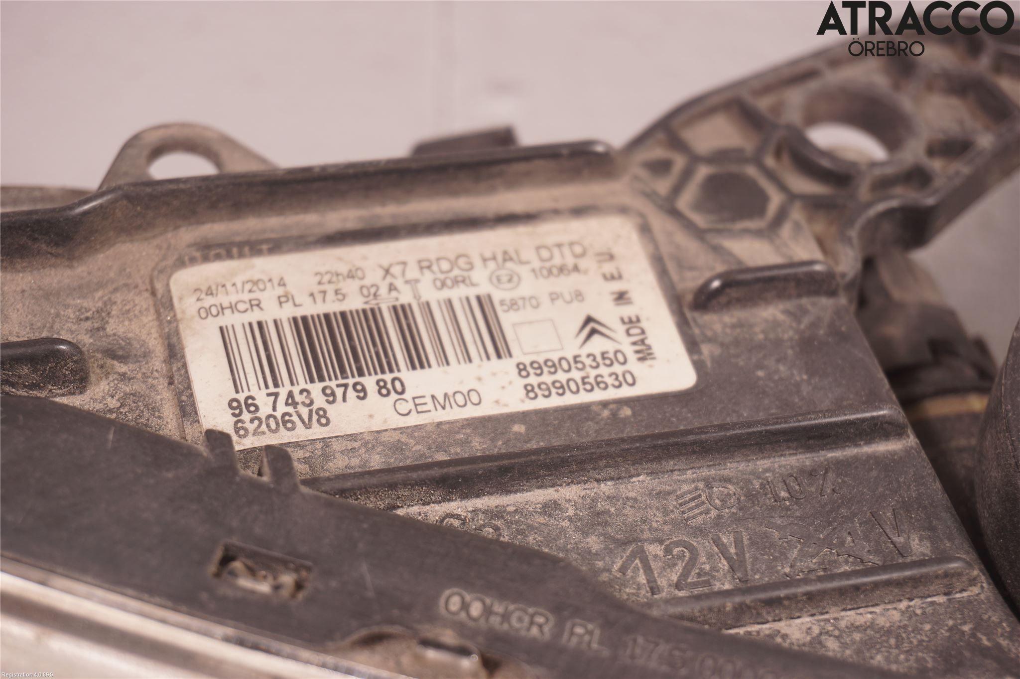 Citroen C5 08-17 Strålkastare Höger