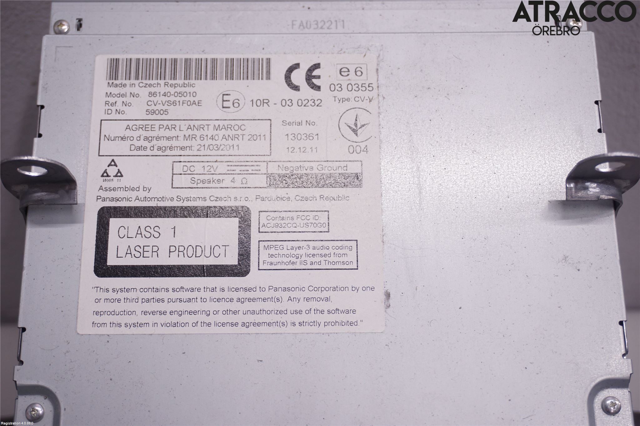 Toyota AVENSIS 09-15 Cd Radio - Multimediapanel