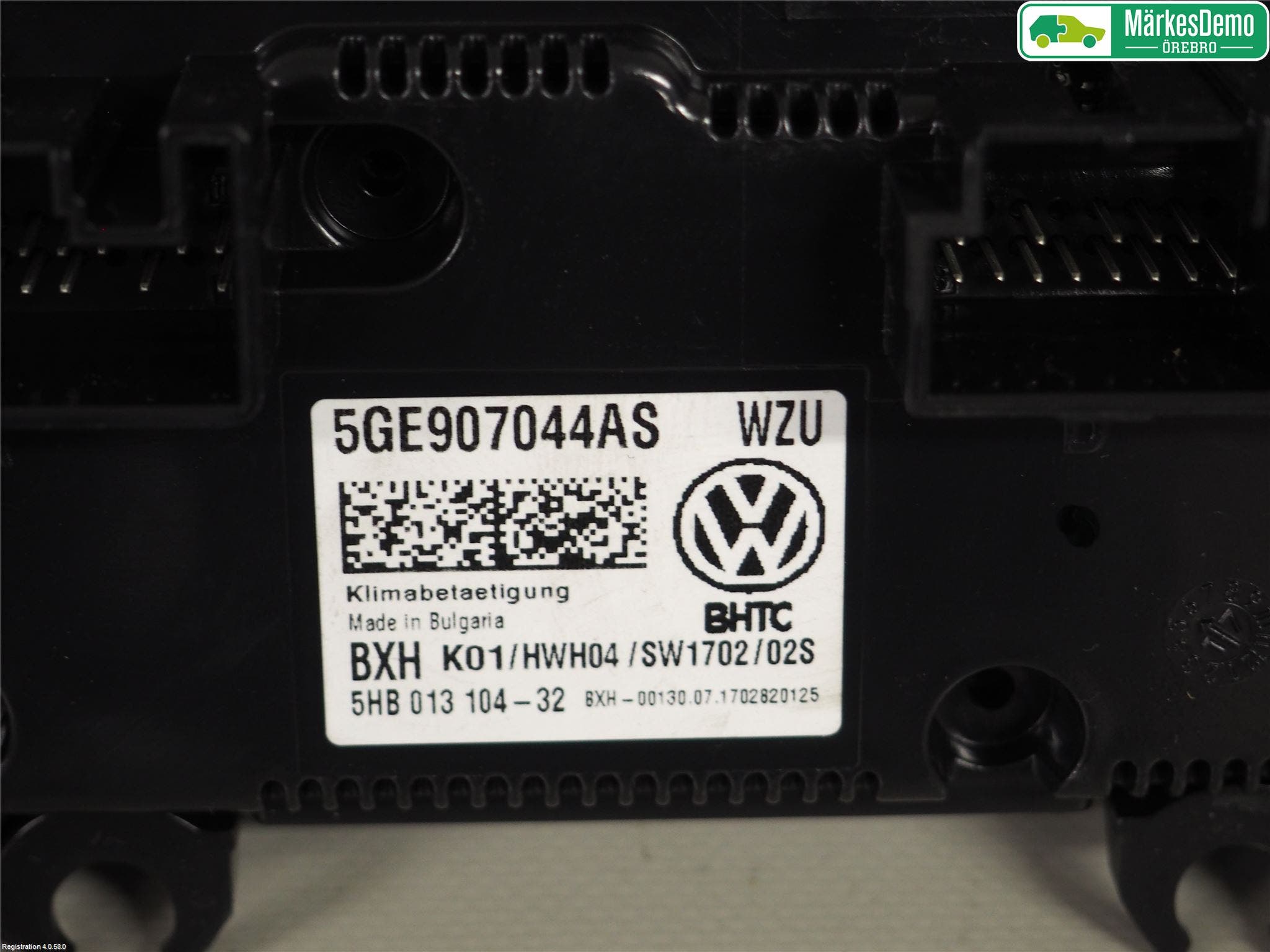 Volkswagen VW PASSAT 15-19 Ac Styrenhet Ac Manöveren