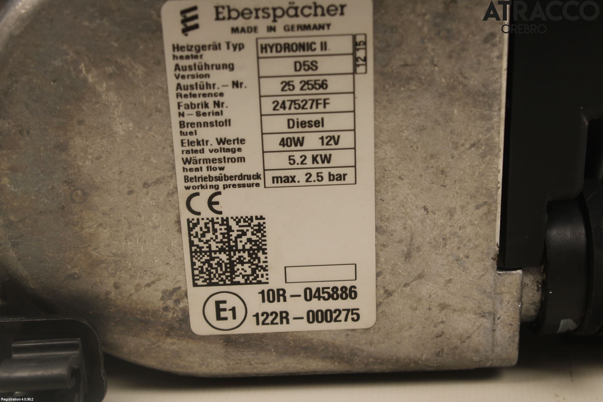 Landrover RANGE ROVER SPORT (L494) 14-22 Dieselvärmare