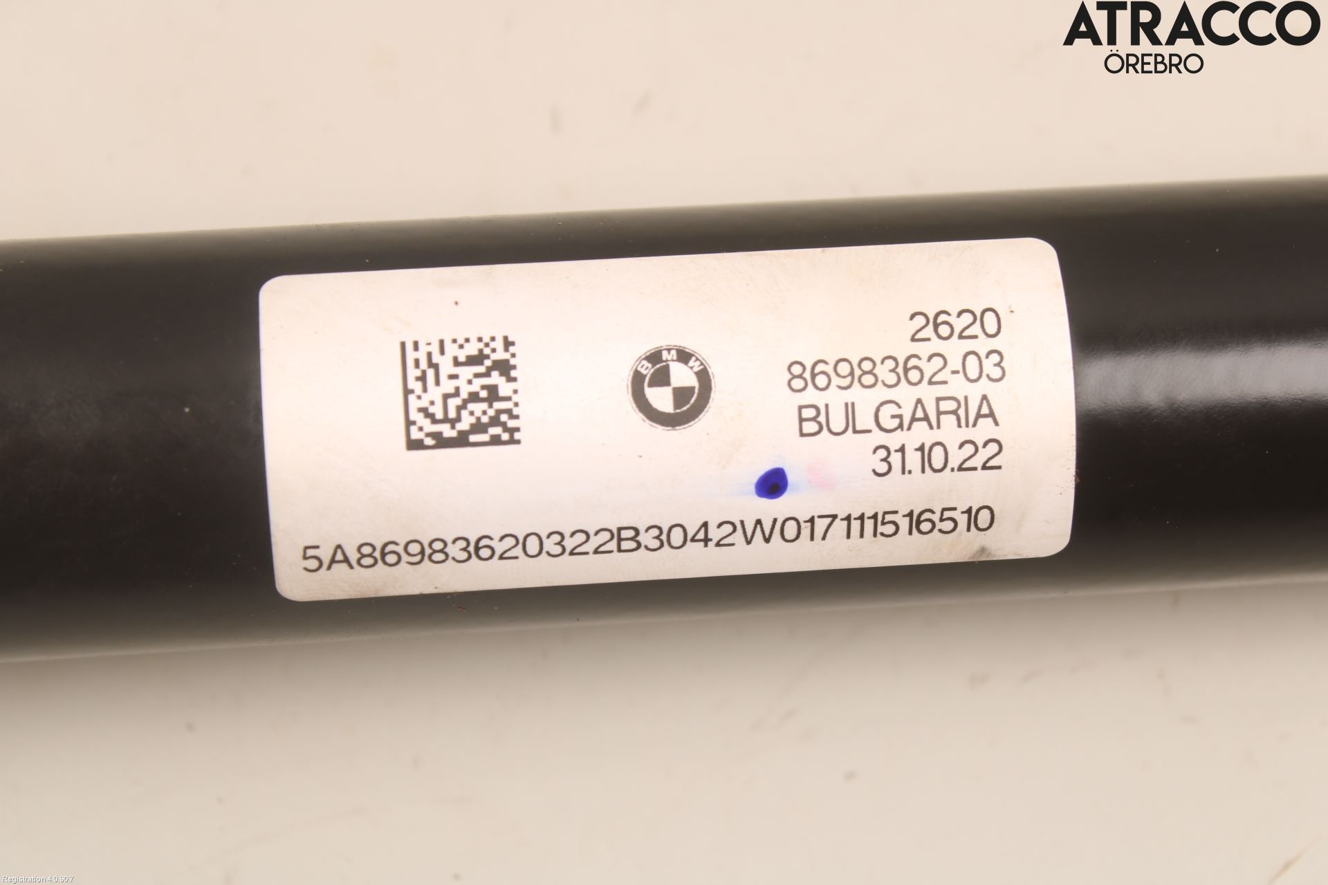 BMW 3 G20/G21/G80/G81 19- Mellanaxel Främre 4Wd