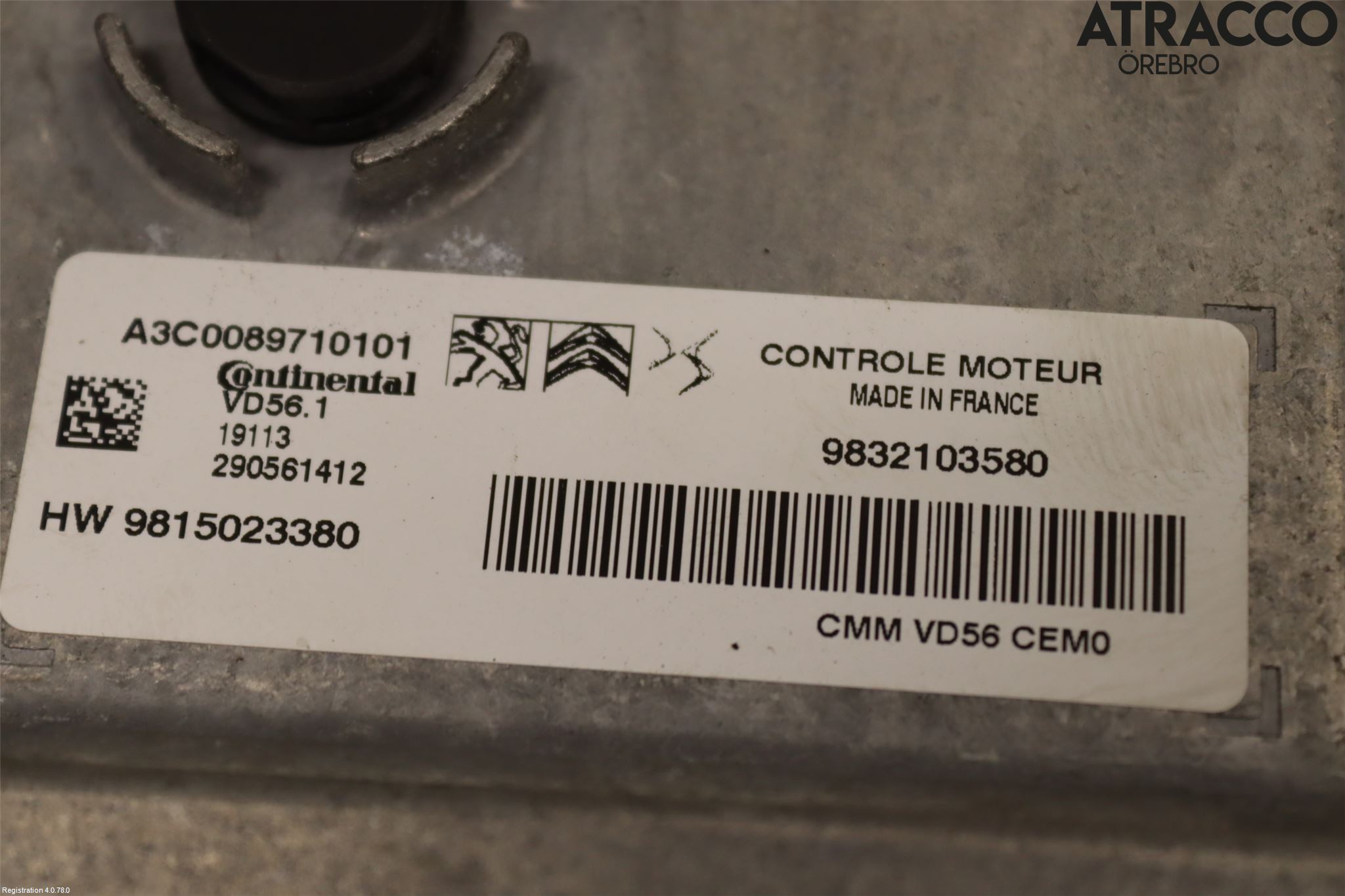Peugeot 308 14-21 Styrenhet Insprut Bensin