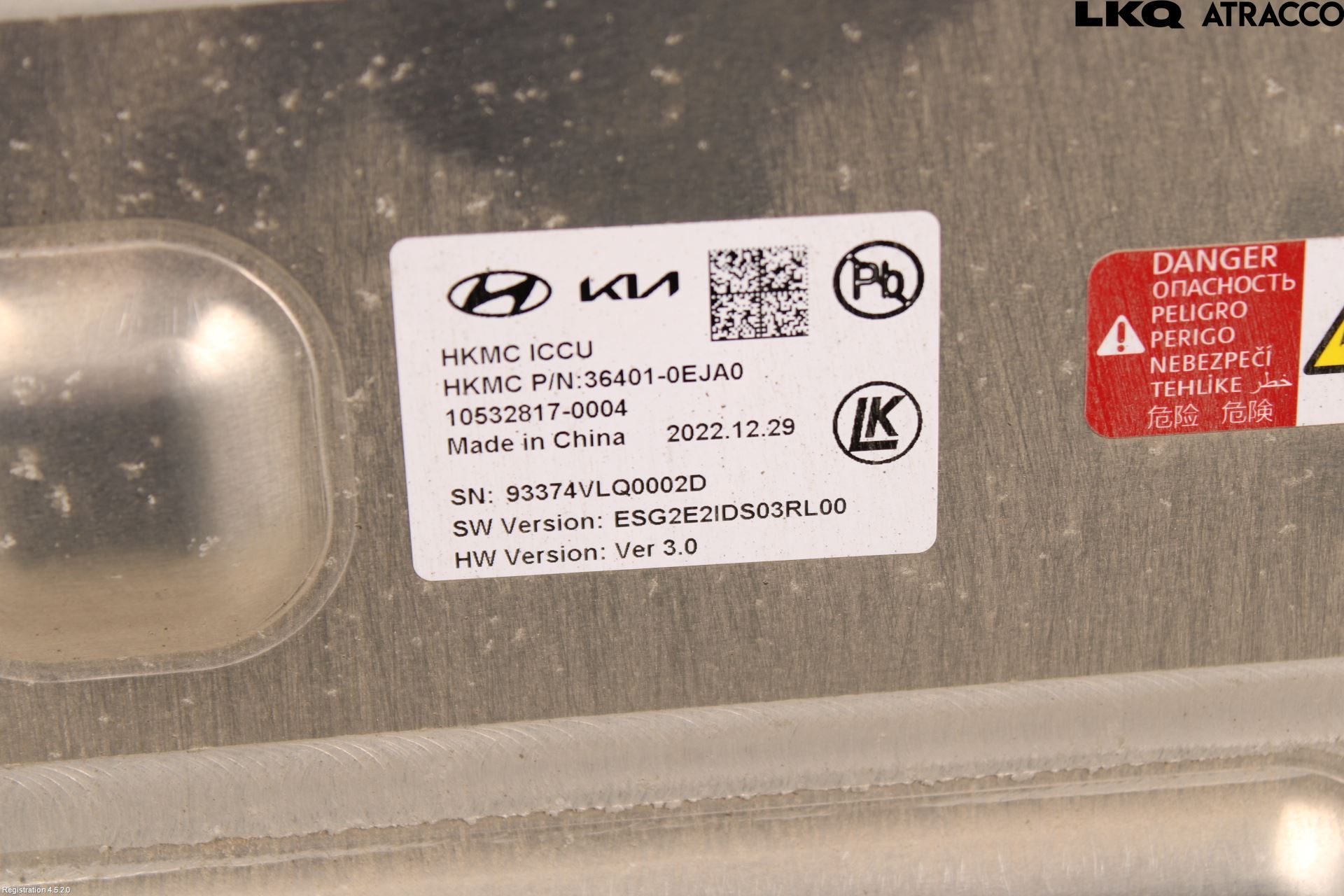 Kia NIRO (SG2) 23- Batteriladdare Högspänning