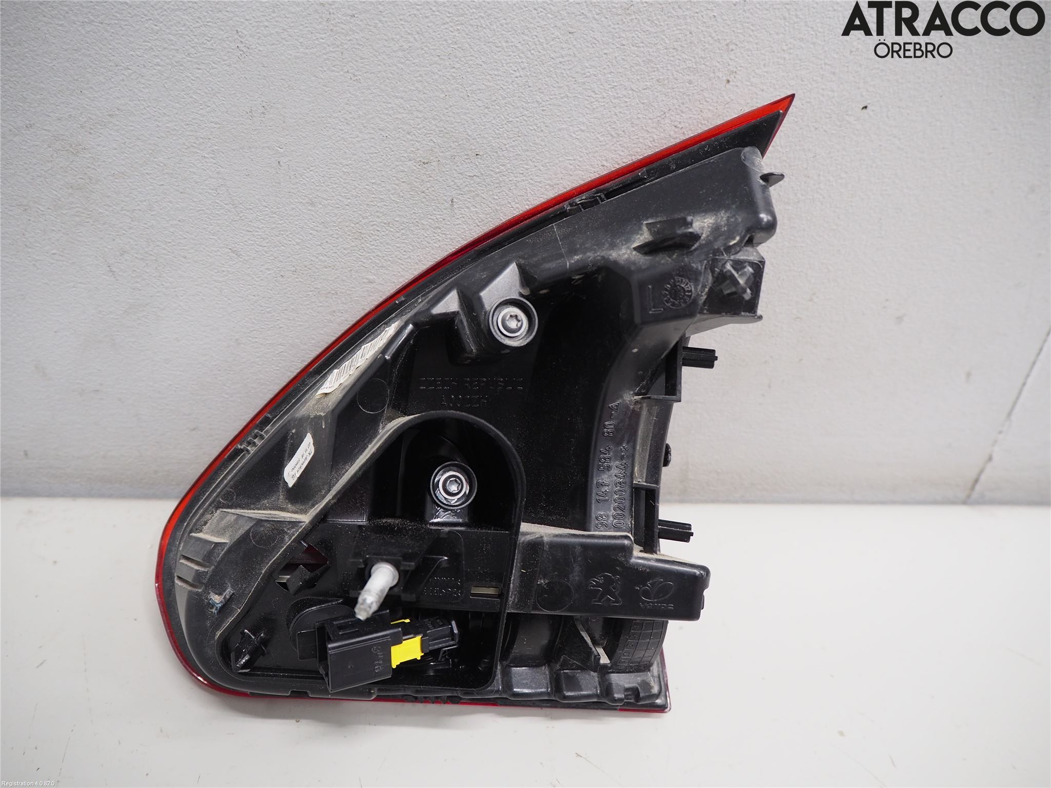 Peugeot 2008 13-20 Bakljus Lucka Vä