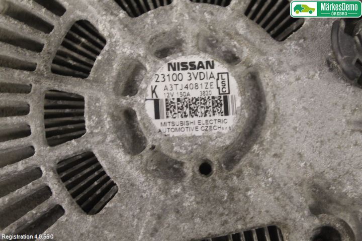 Nissan NOTE E12 14-20 Generator