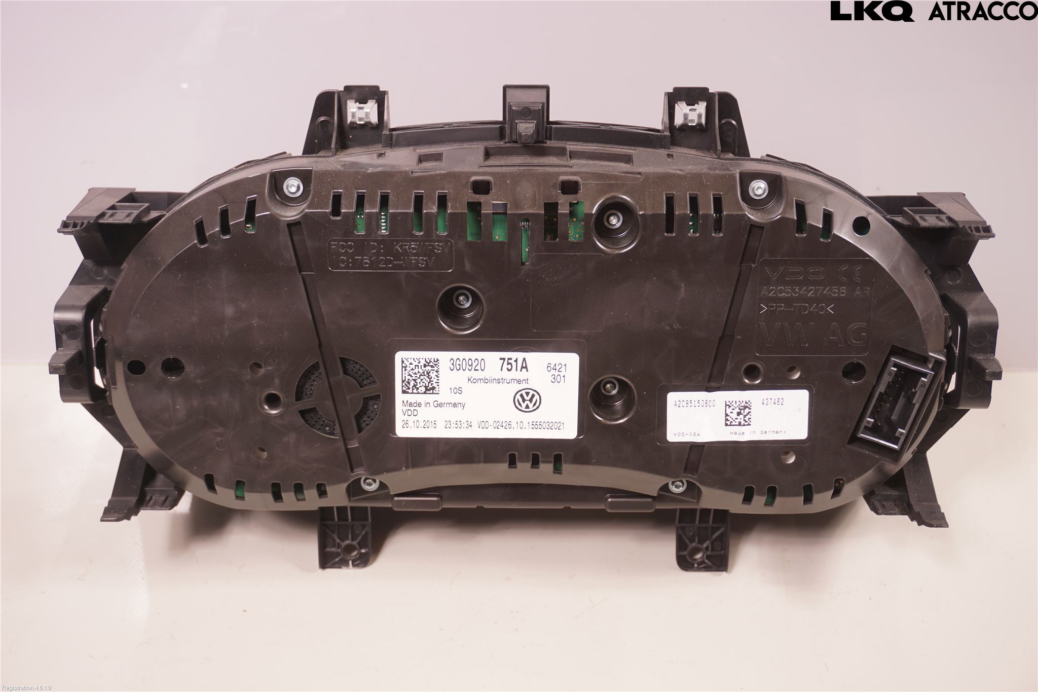 Volkswagen VW PASSAT 15-19 Instrument Komb