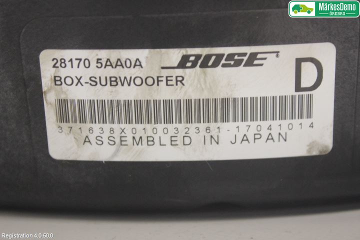 Nissan X-TRAIL 14-21 Högtalare