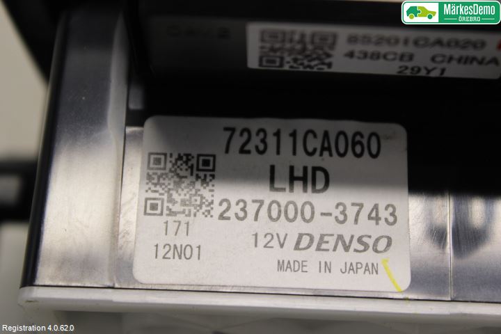 Subaru BRZ Ac Styrenhet Ac Manöveren