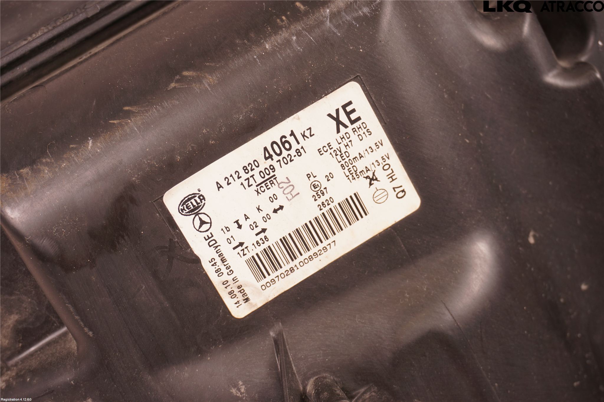 Mercedes-Benz MB E-KLASS (W212) 09-16 Strålkastare Vänster