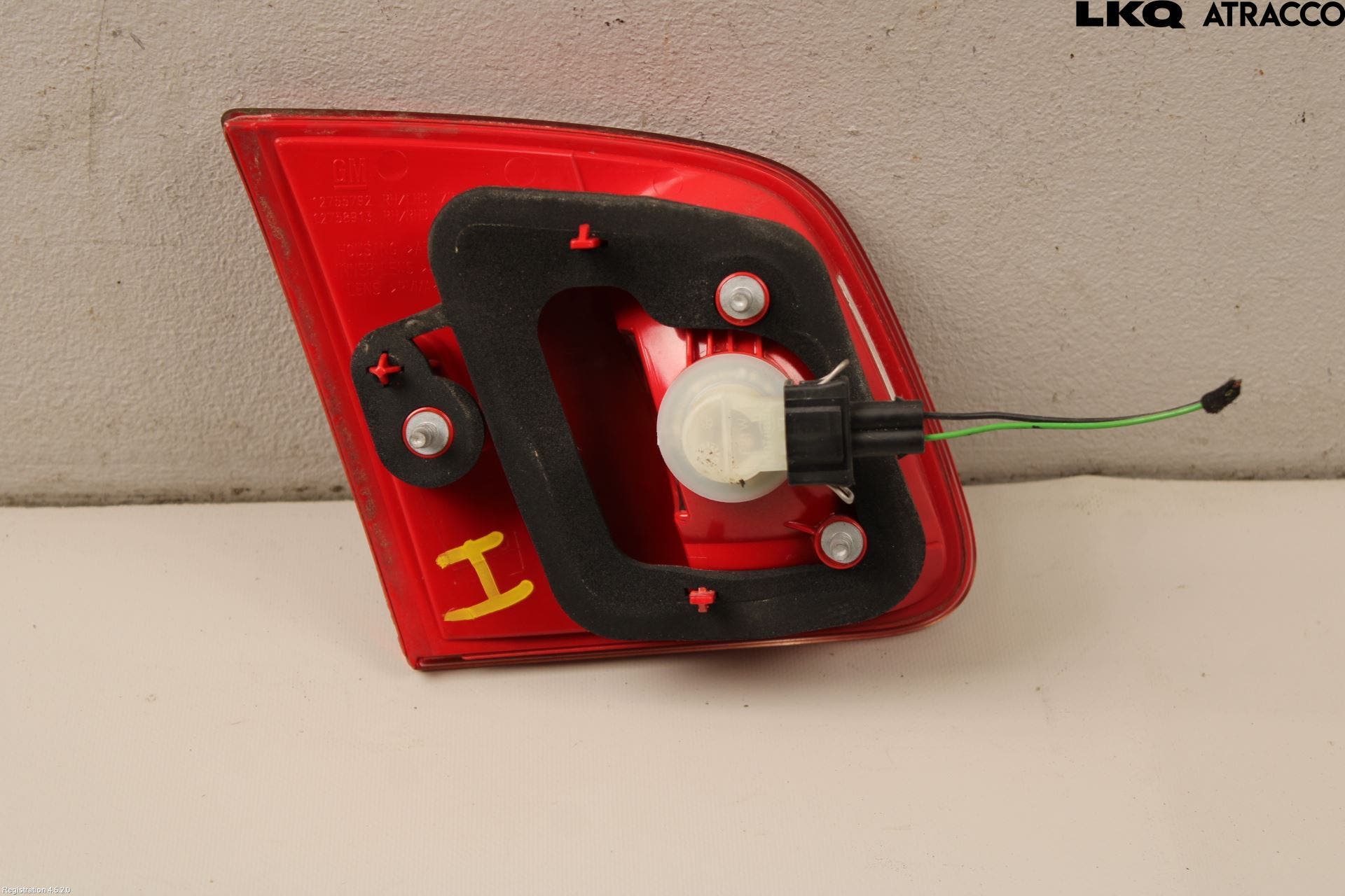 Saab 9-5 06-10 Bakljus Lucka Hö