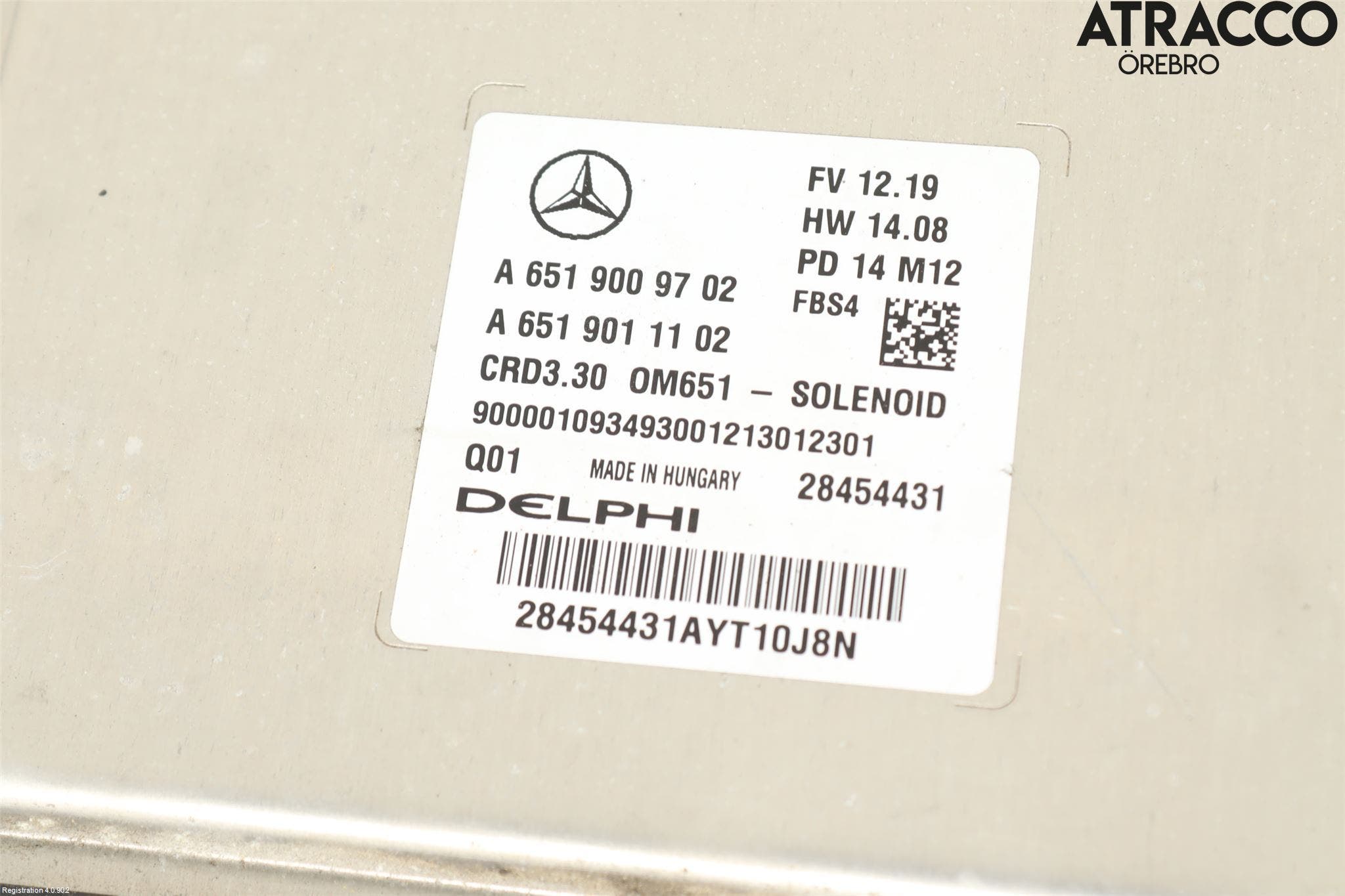 Mercedes-Benz MB CLA-KLASS (C117/X117) 13-19 Styrenhet Inspump Diesel