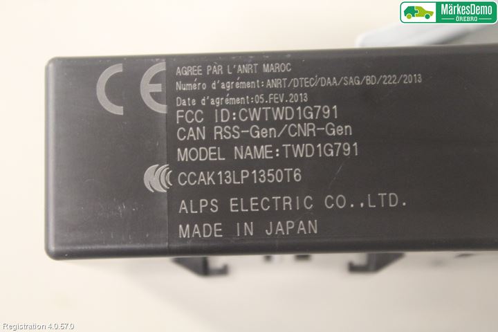 Nissan LEAF 18- Styrenhet Övrigt