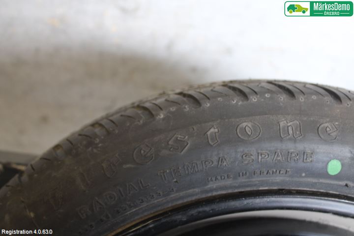 Opel VECTRA C 06-08 Hjul Reservhjul Minityp