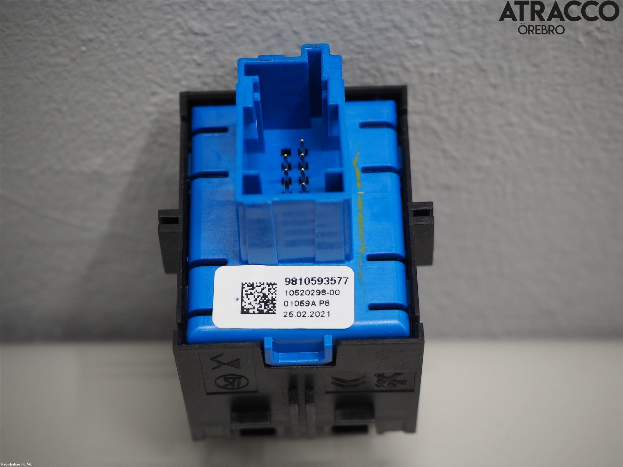 Peugeot 2008 13-20 Strömställare Parkeringsbroms