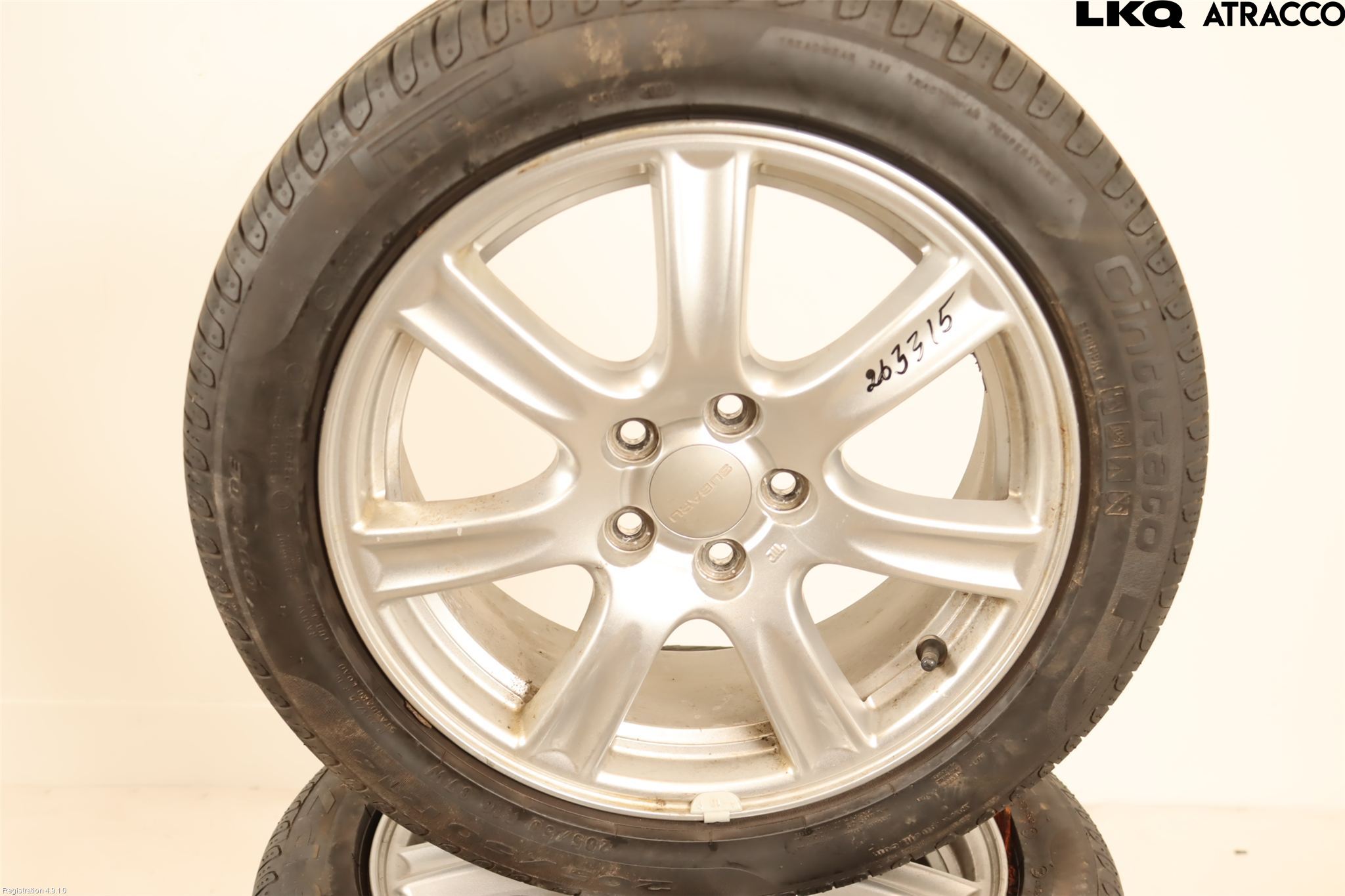 Subaru IMPREZA II  03-05 Sommardäck Alumfälg 4St