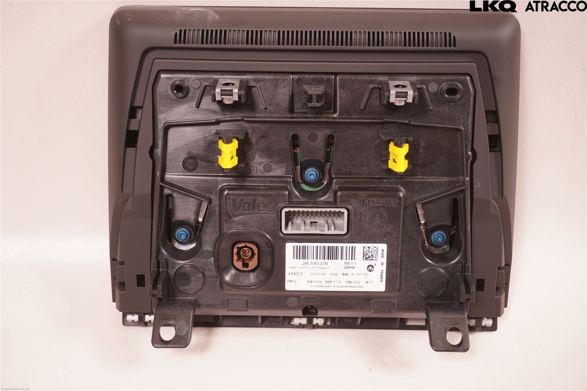 Renault ZOE/E-TECH 13- Bildskärm