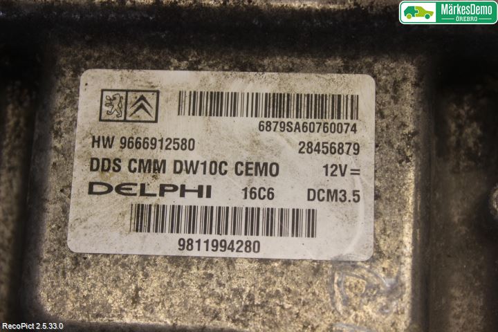 Fiat SCUDO 07-16 Styrenhet Insprut Bensin