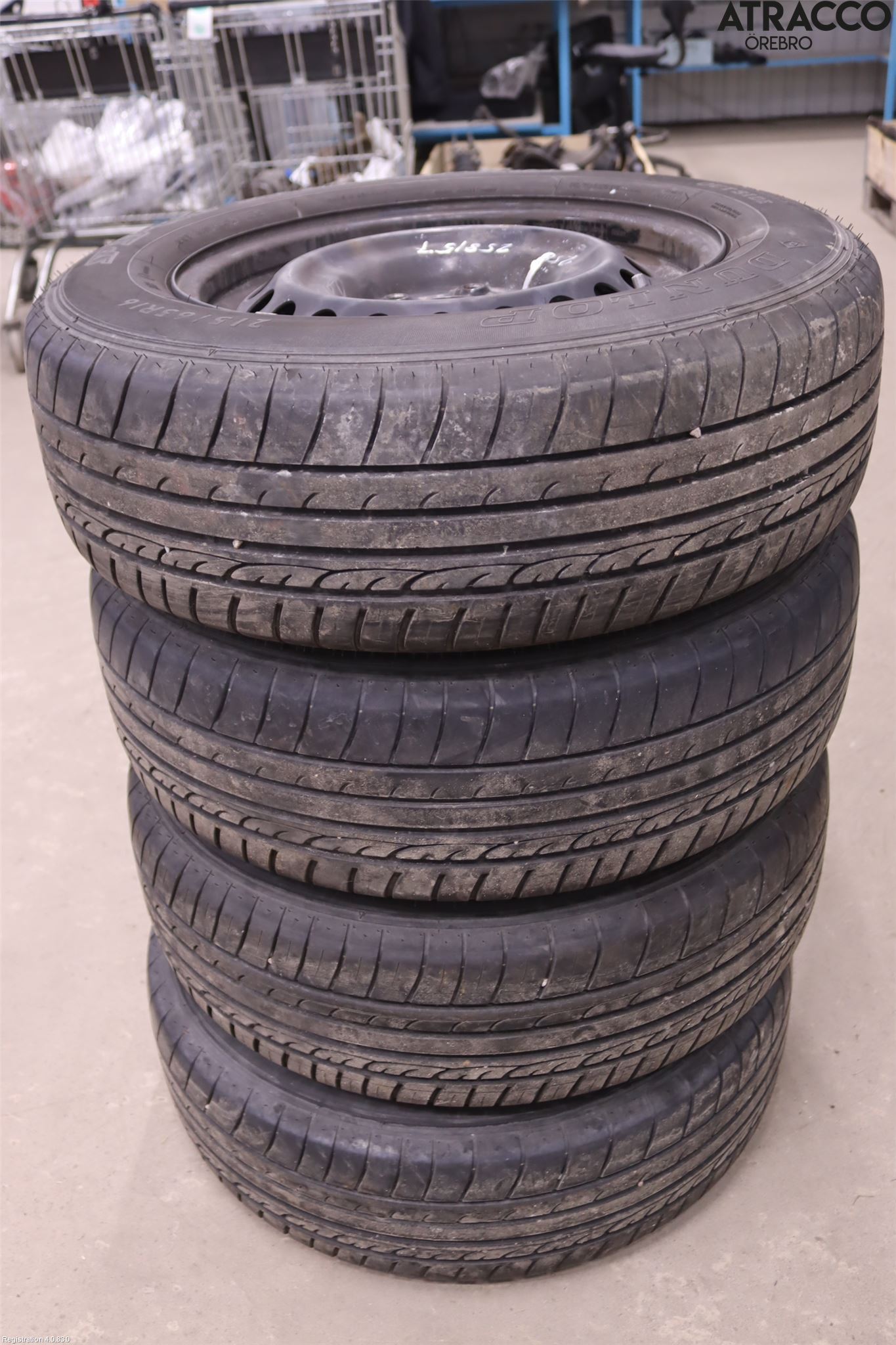 Nissan QASHQAI 14-17 Sommardäck Plåtfälg 4St