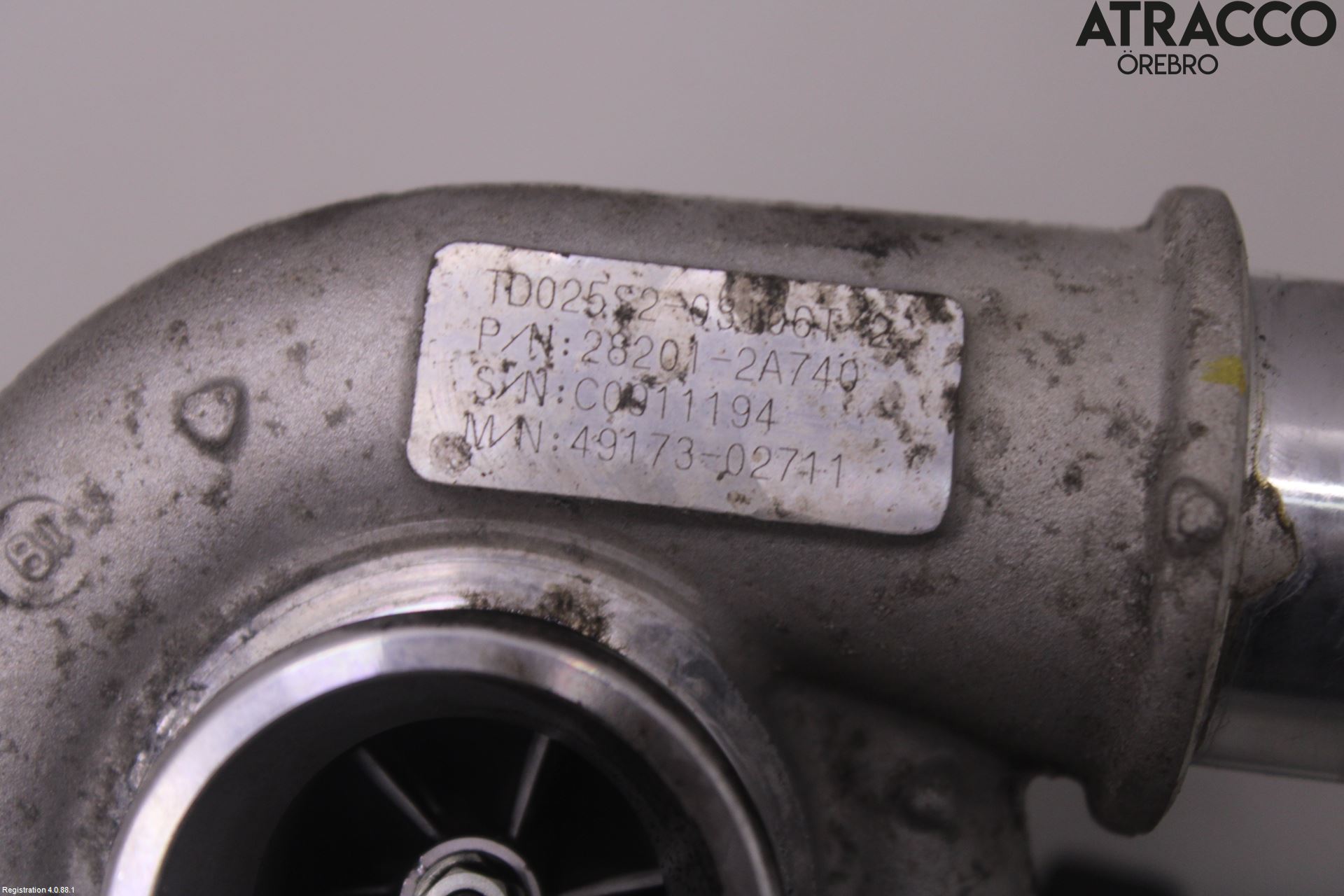 Kia VENGA 10-19 Turboaggregat