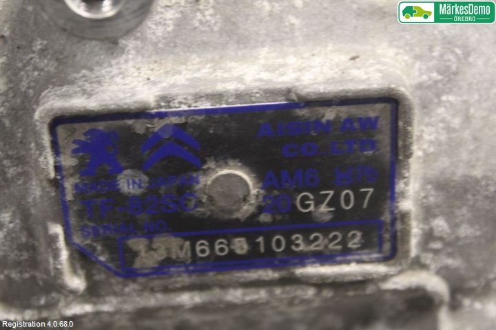 Citroen C4 GRAND PICASSO 14-18 Växellåda Automat