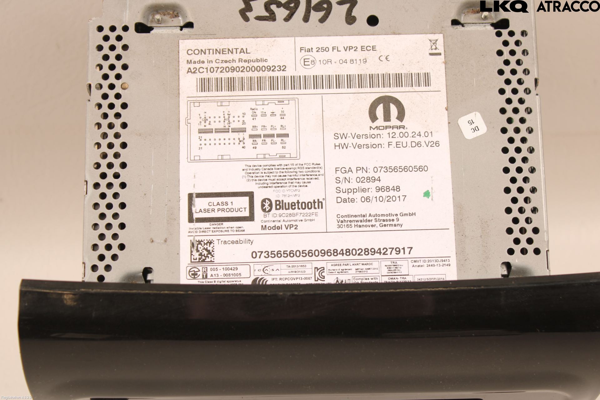 Fiat DUCATO 15-23 Cd Radio - Multimediapanel