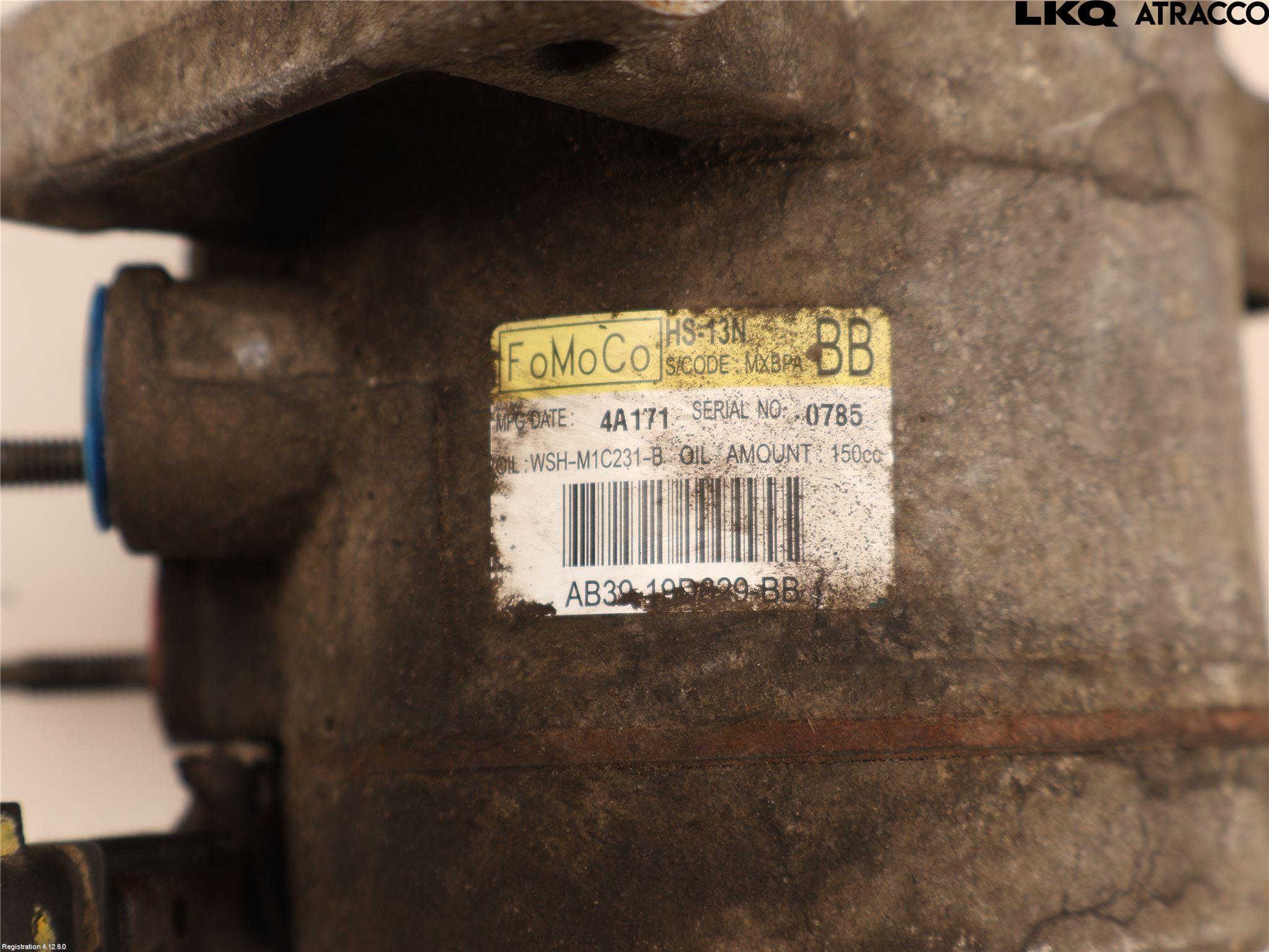 Ford RANGER EU 12-23 Ac Kompressor