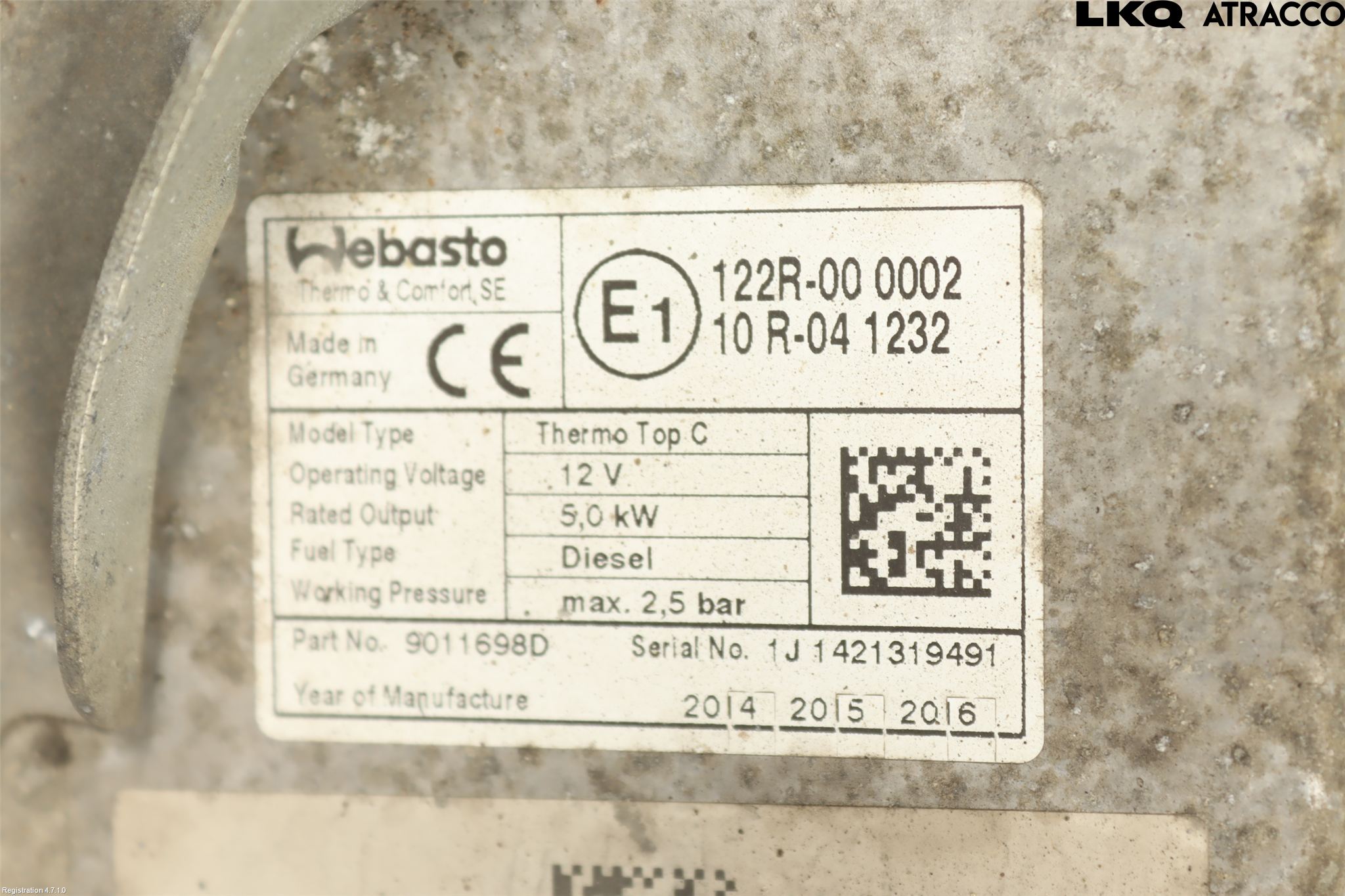 Fiat DUCATO 07-15 Dieselvärmare