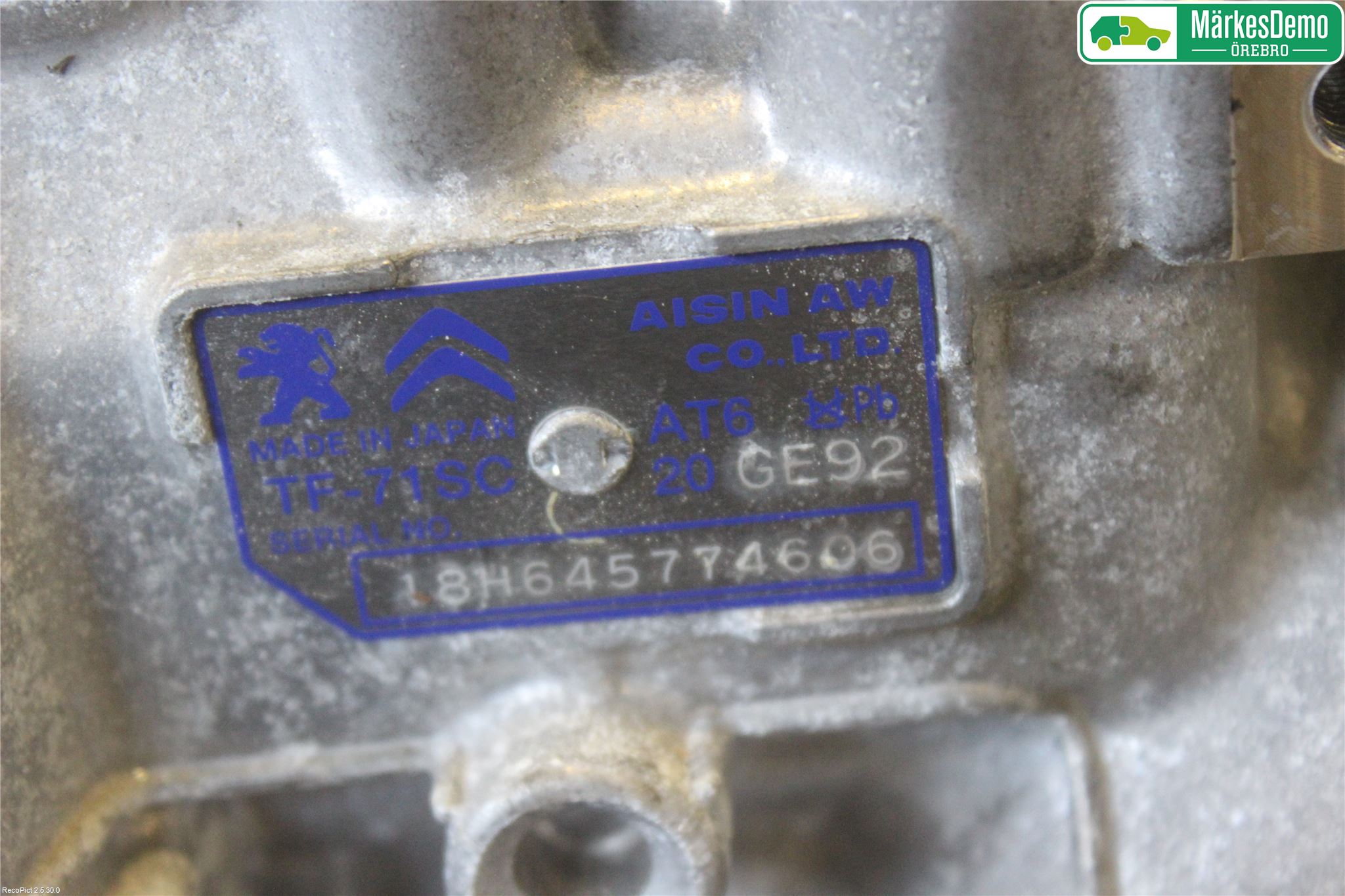 Citroen COTROEN C3 17-24 Växellåda Automat