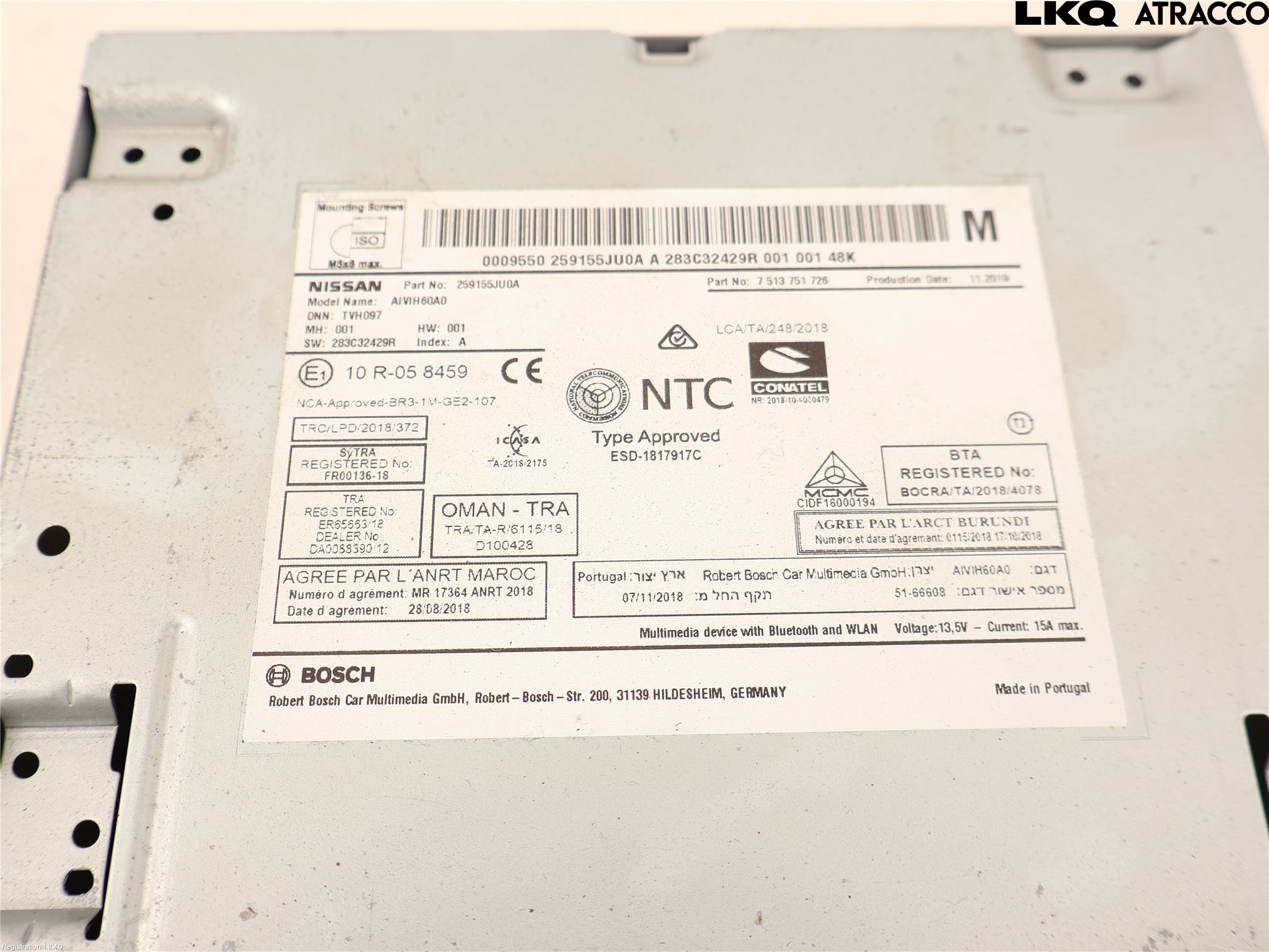 Nissan NAVARA, TREK-1 17-21 Gps Navigator