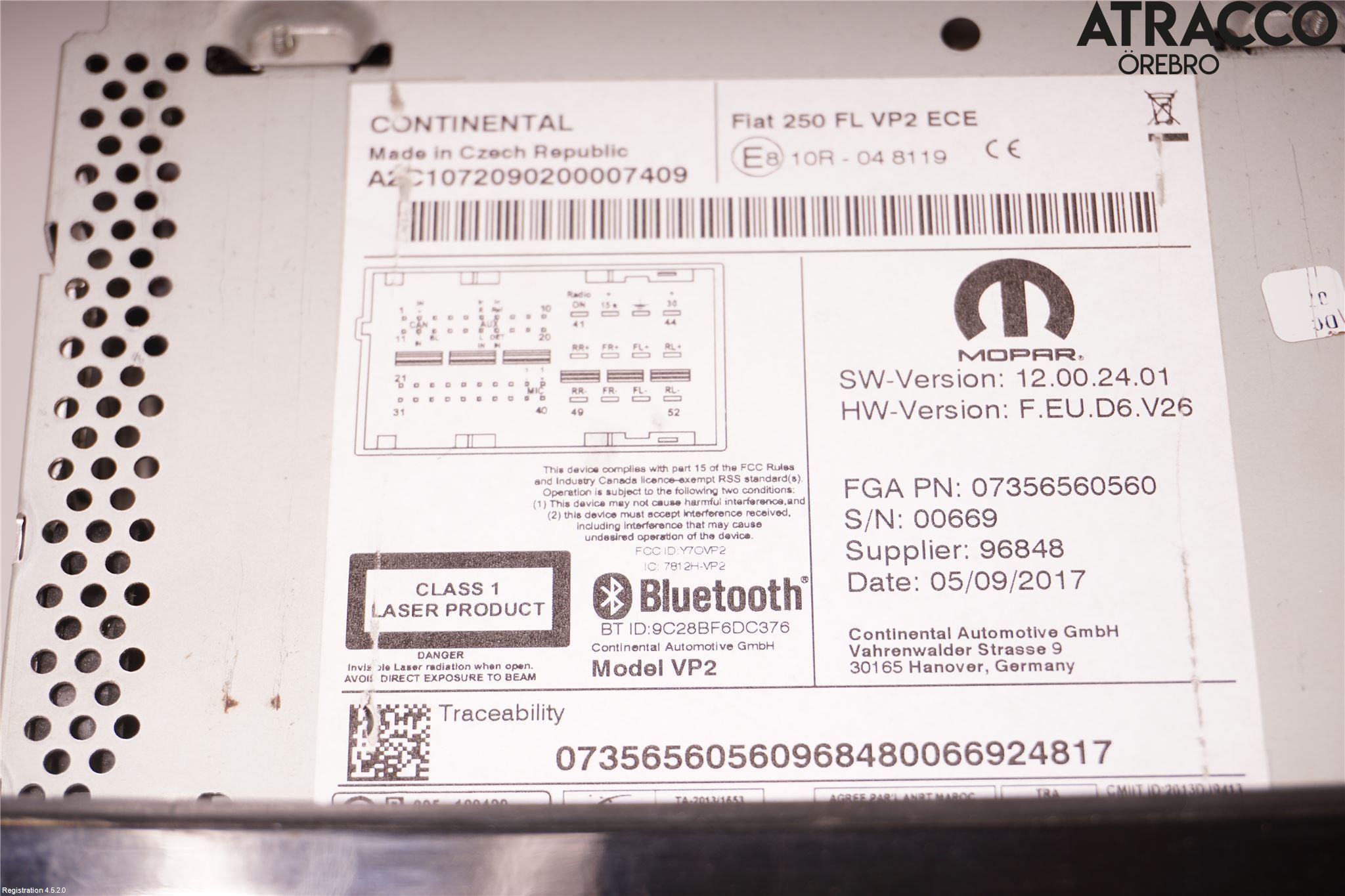 Fiat DUCATO 15-23 Cd Radio - Multimediapanel