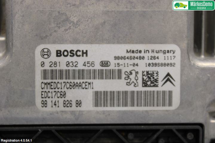 Citroen C4 II 11-18 Styrenhet Insprut Bensin