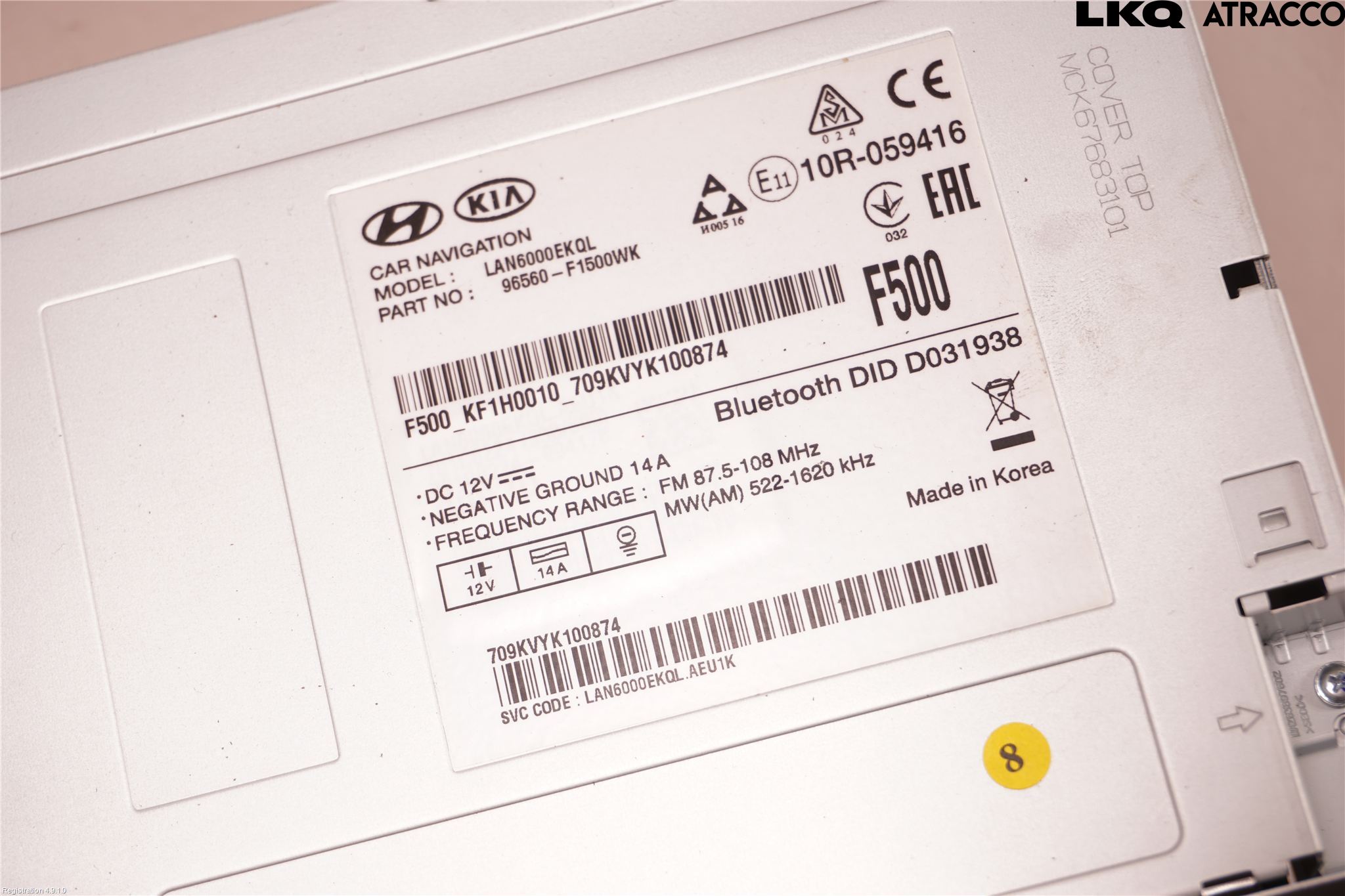 Kia SPORTAGE (QL) 16-21 Gps Navigator