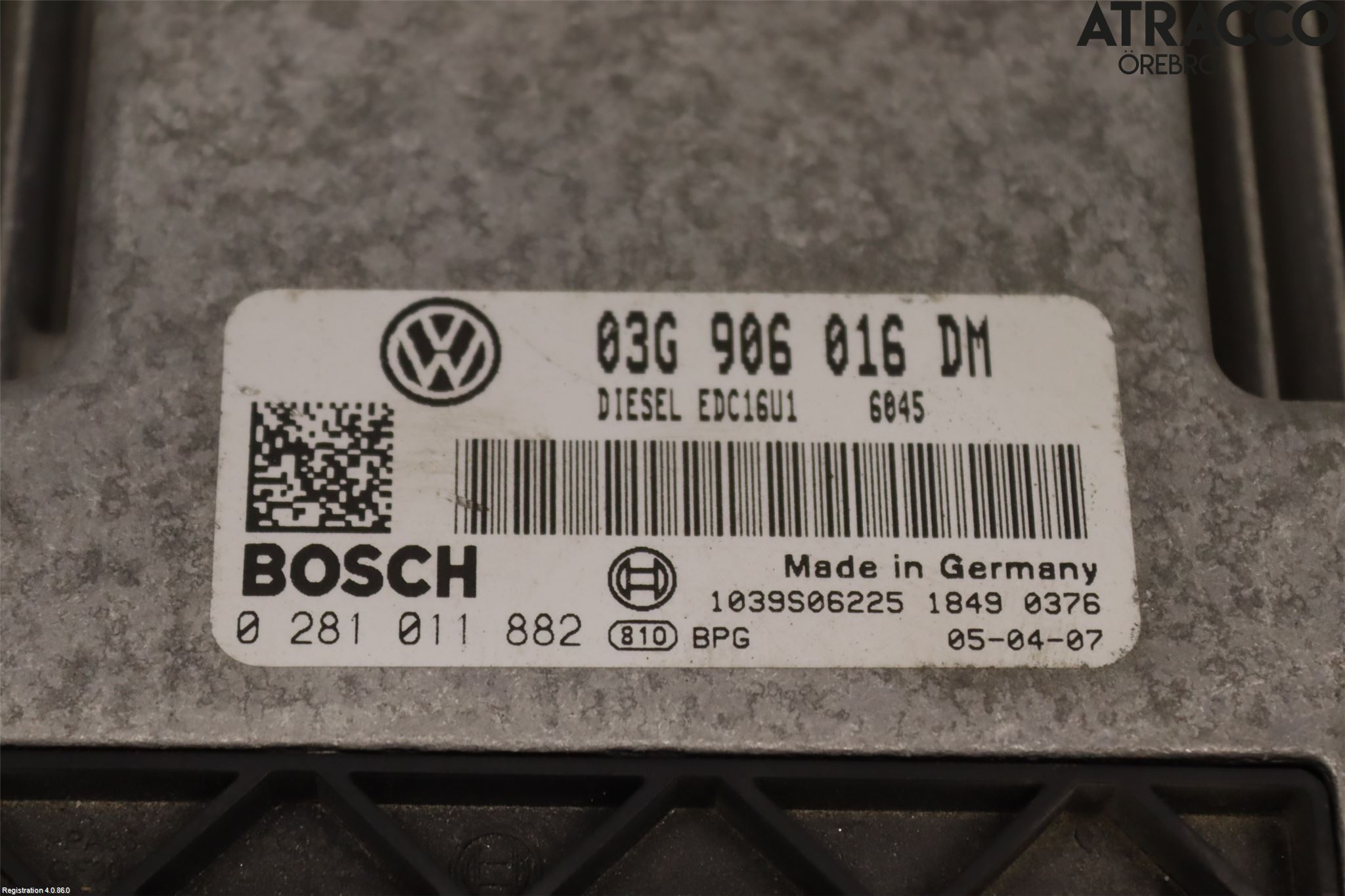 Volkswagen VW CADDY      04-10 Styrenhet Inspump Diesel