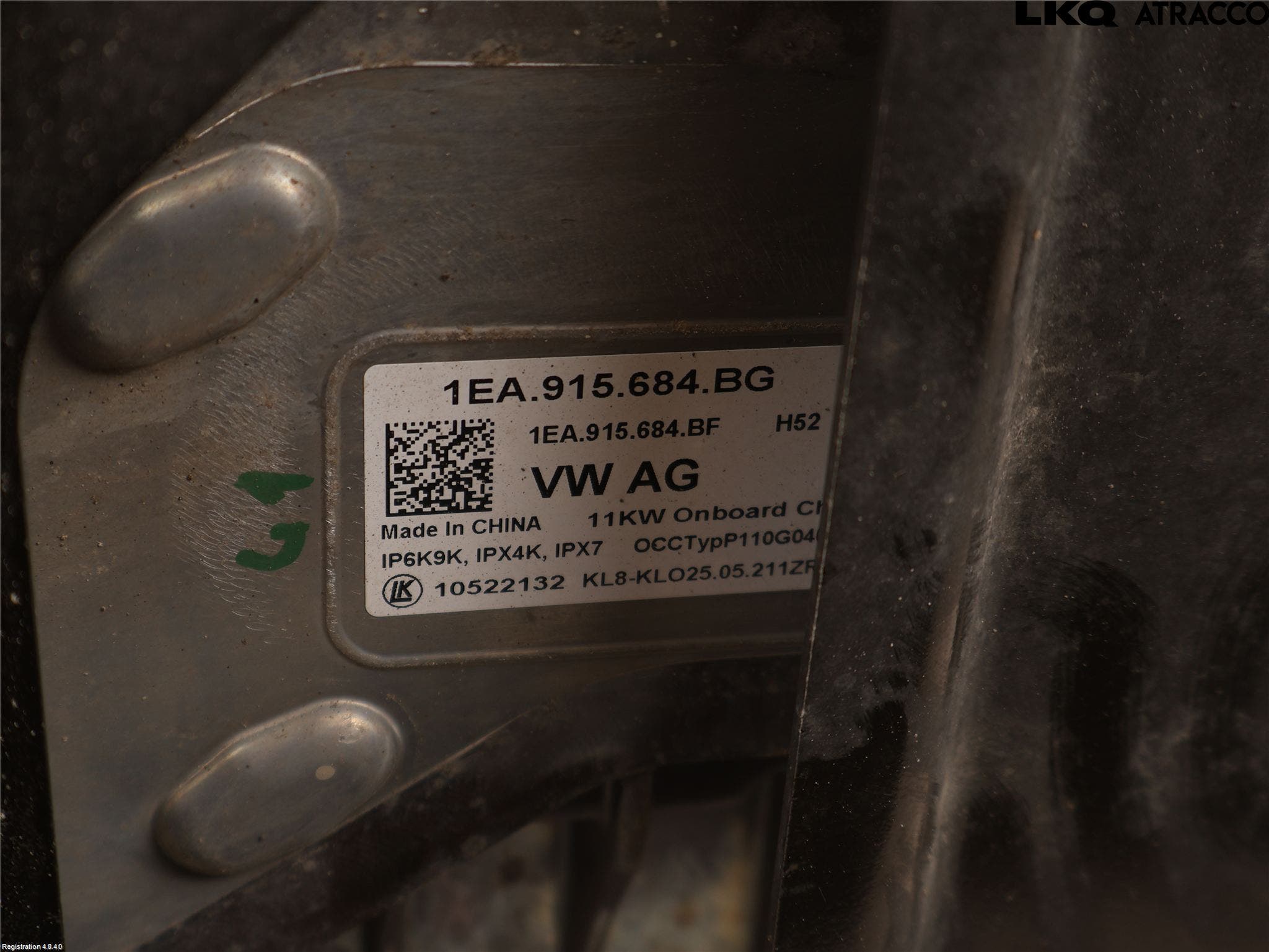 Volkswagen VW ID.3 21- Batteriladdare Högspänning