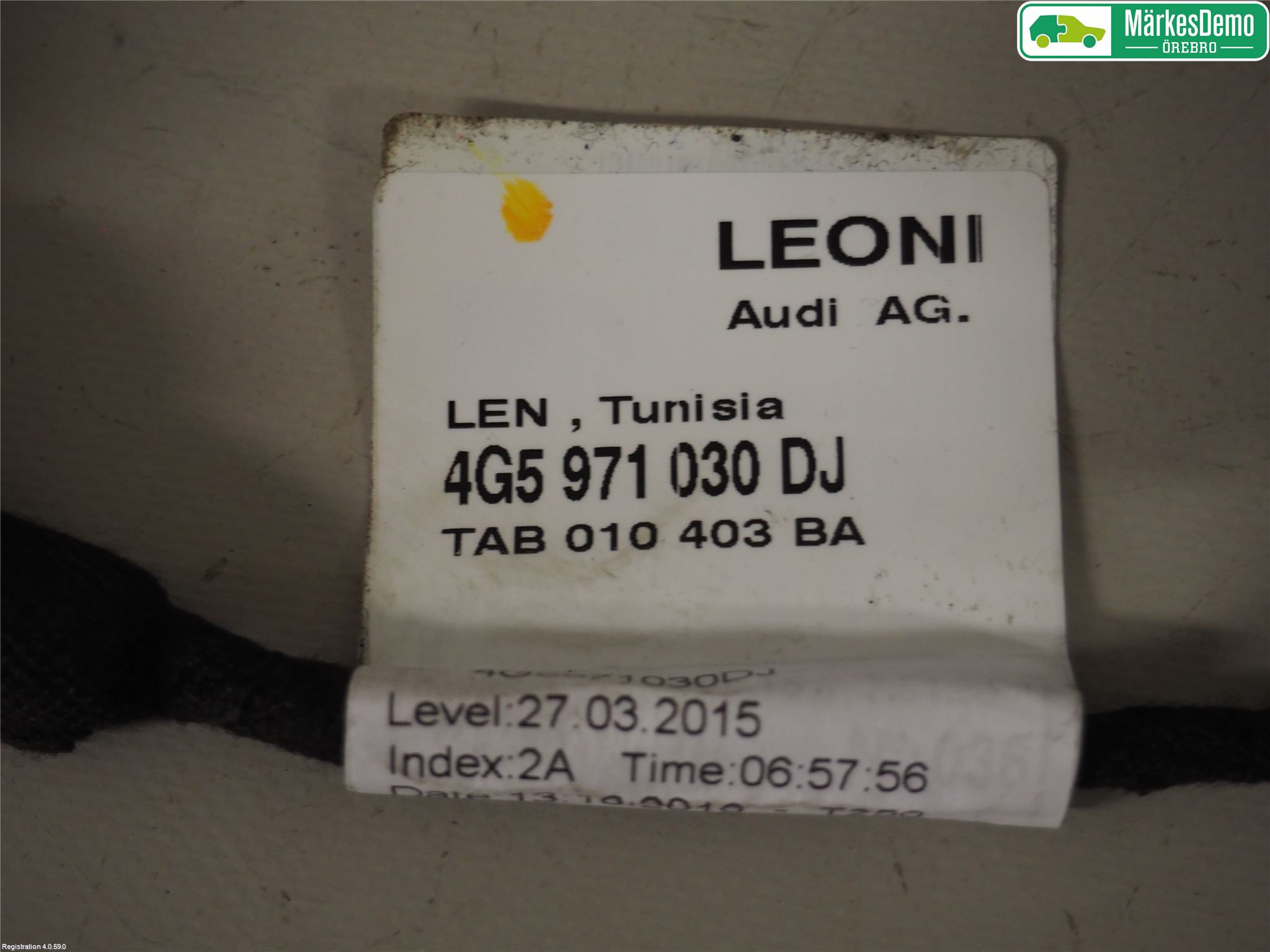 Audi A6/S6 4G 11-18 Kabelhärva