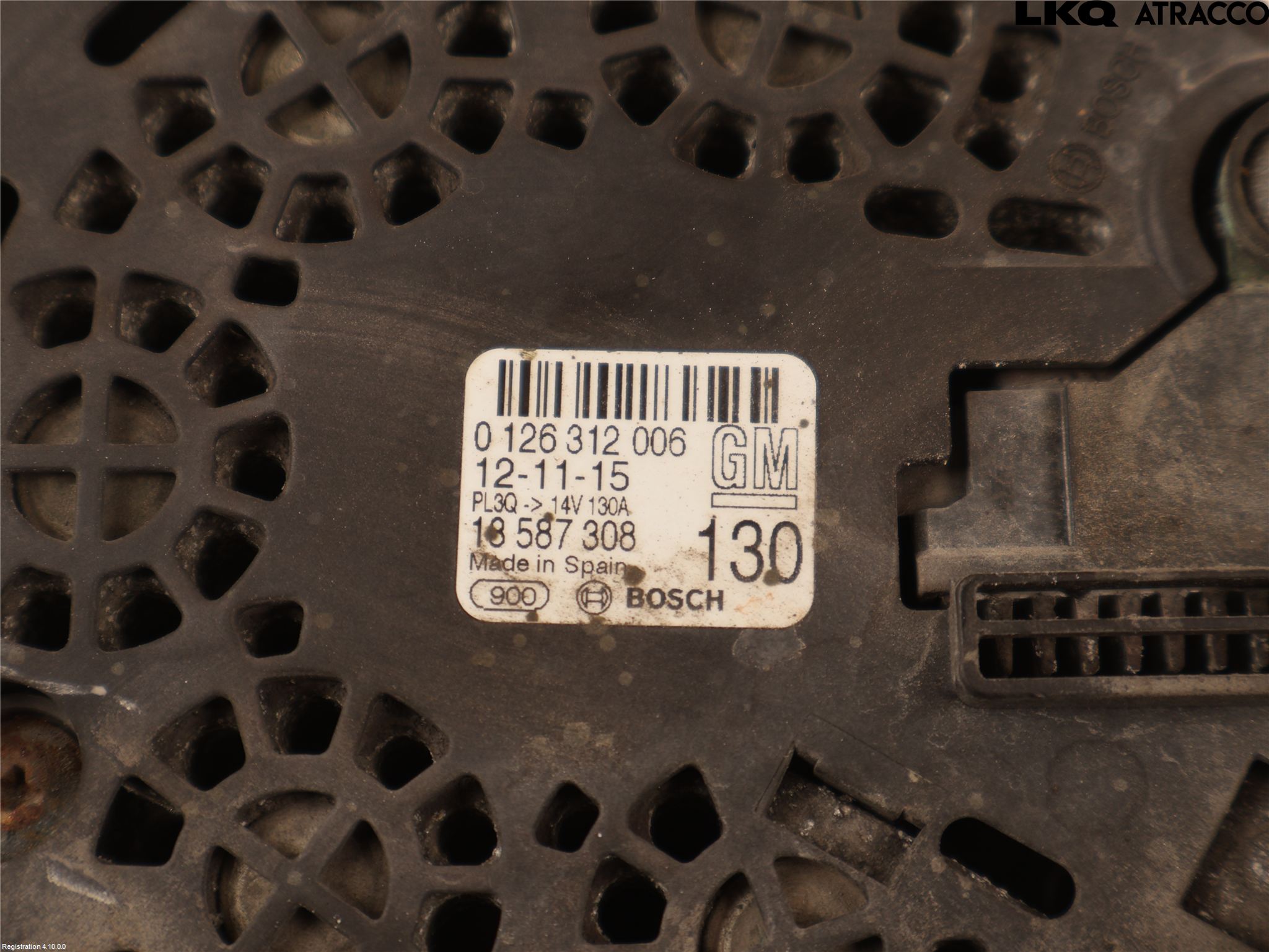 Opel ASTRA K 16-22 Generator