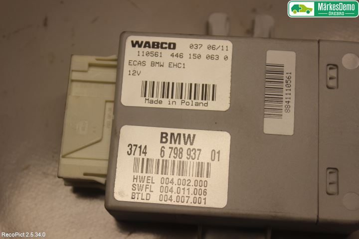 BMW 5 F10/F11/F18 09-17 Styrenhet Fjädring