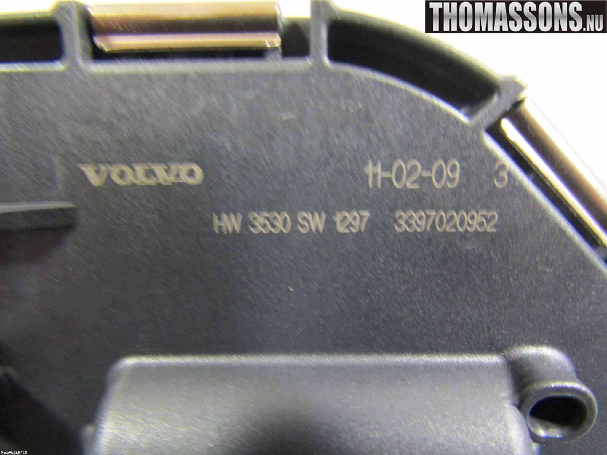 Volvo XC60 09-13 Torkarmekanism Vindruta