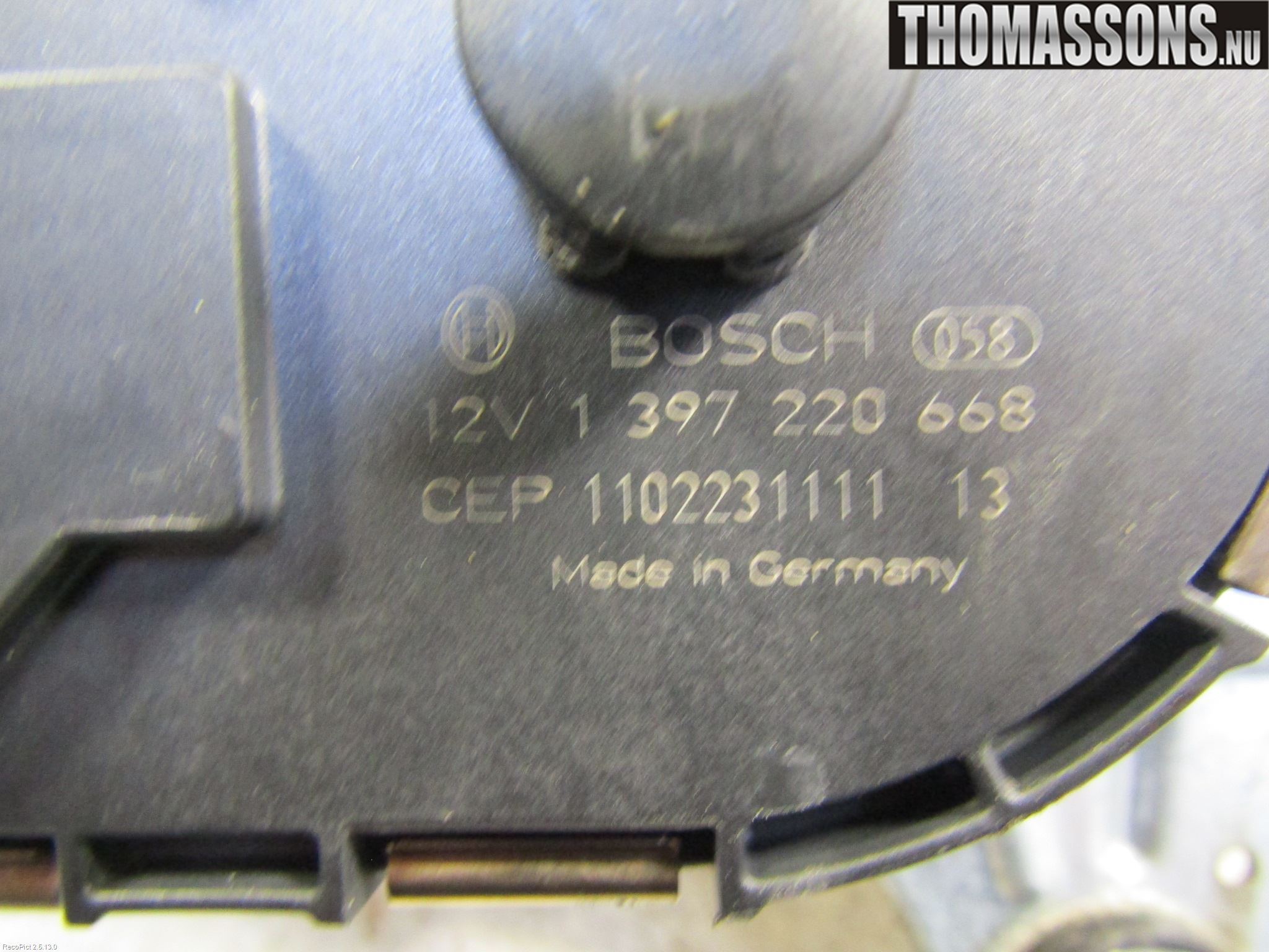 Volvo XC60 09-13 Torkarmekanism Vindruta