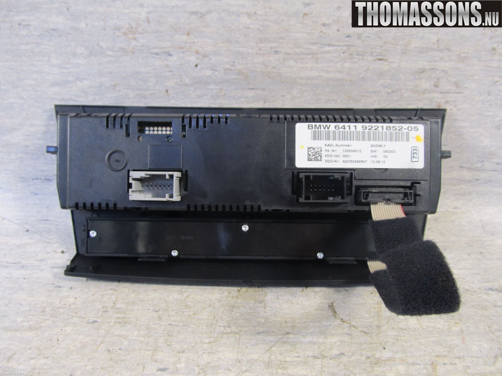 BMW 3 E90/91 SED/TOU 05-12 Ac Styrenhet Ac Manöveren