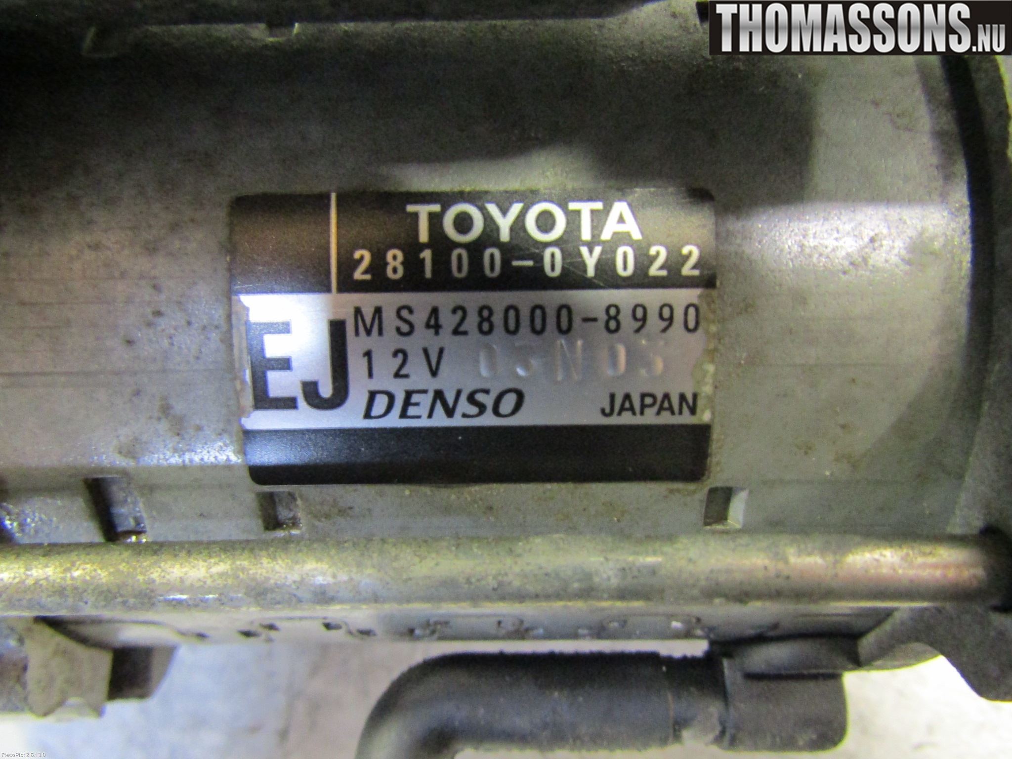 Toyota YARIS XP90 06-11 Startmotor