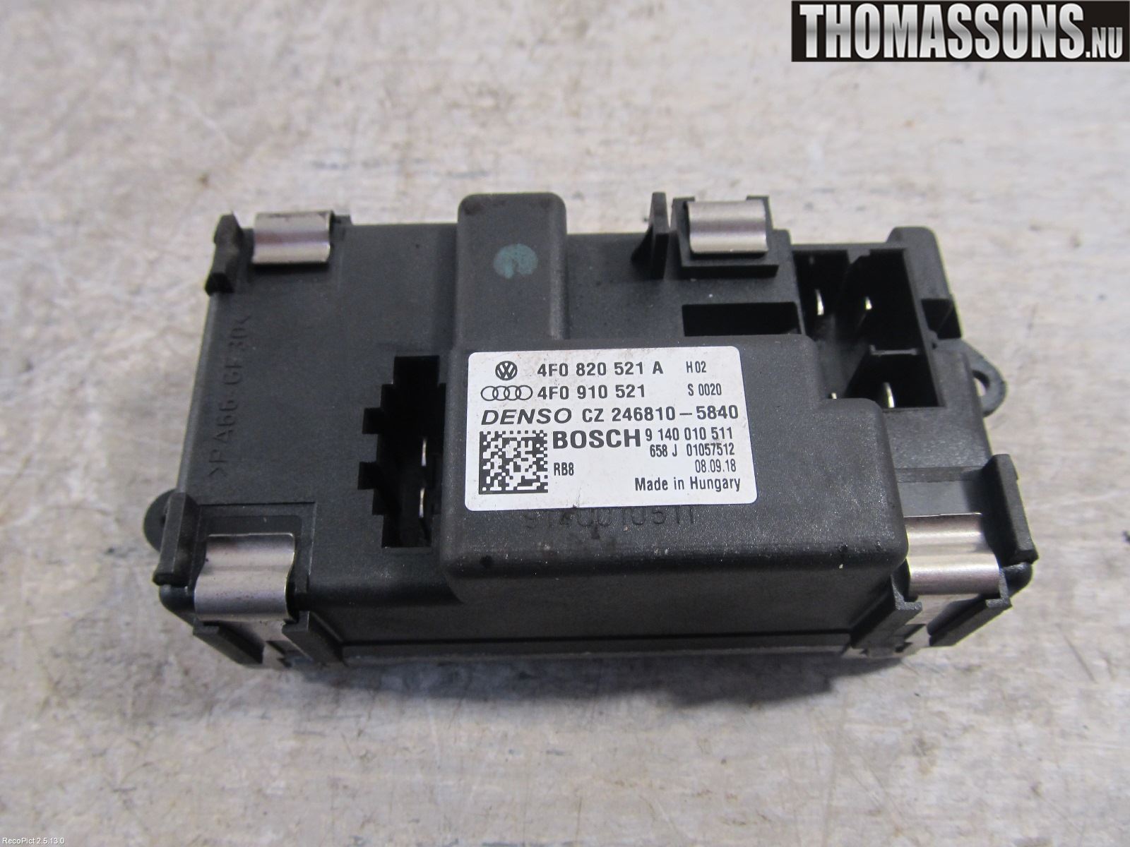 Audi A6/S6     05-11 Värmefläktsmotstånd