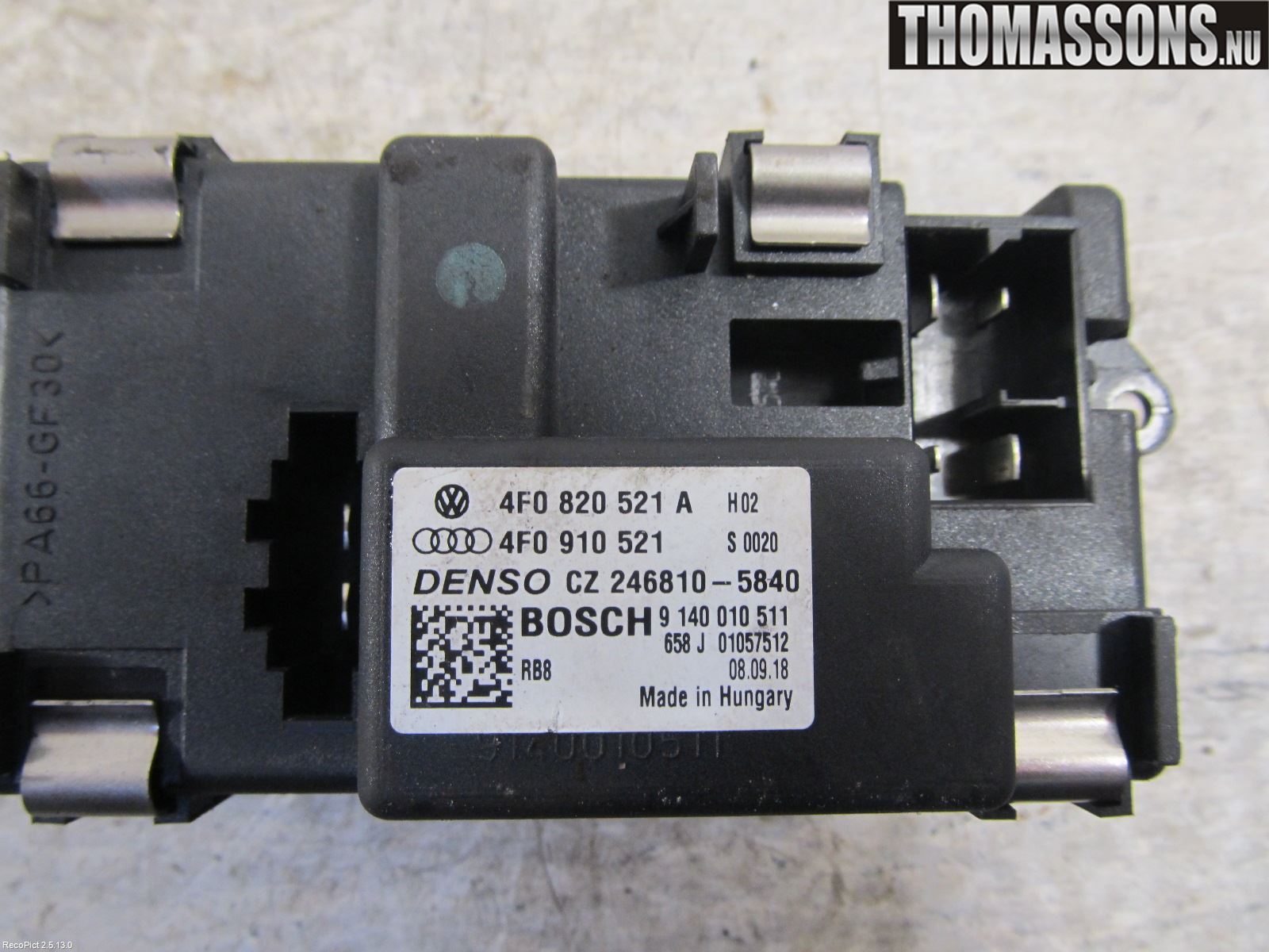 Audi A6/S6     05-11 Värmefläktsmotstånd